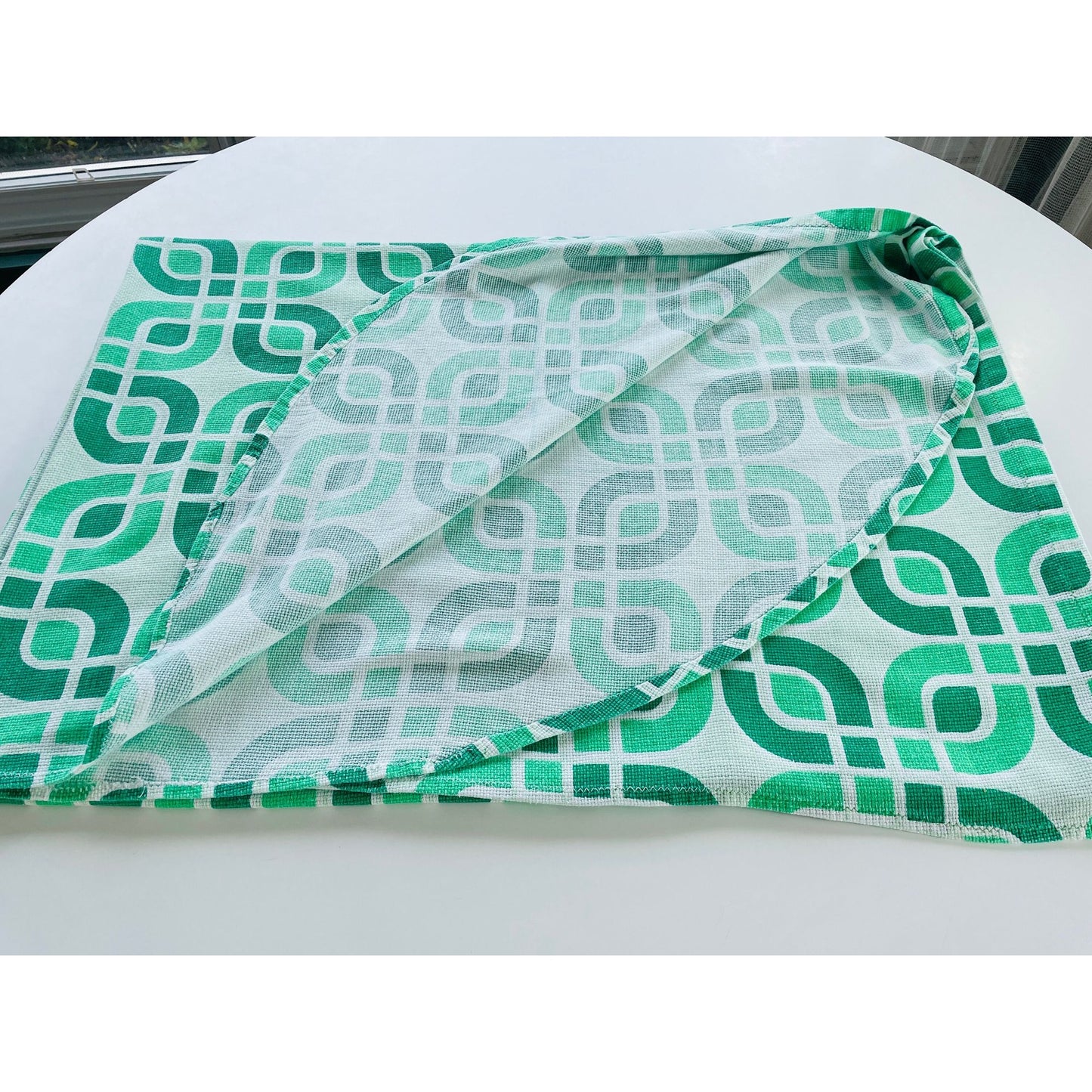 Vintage 70s bedspread, Tex-Made TruPrest, twin size bed