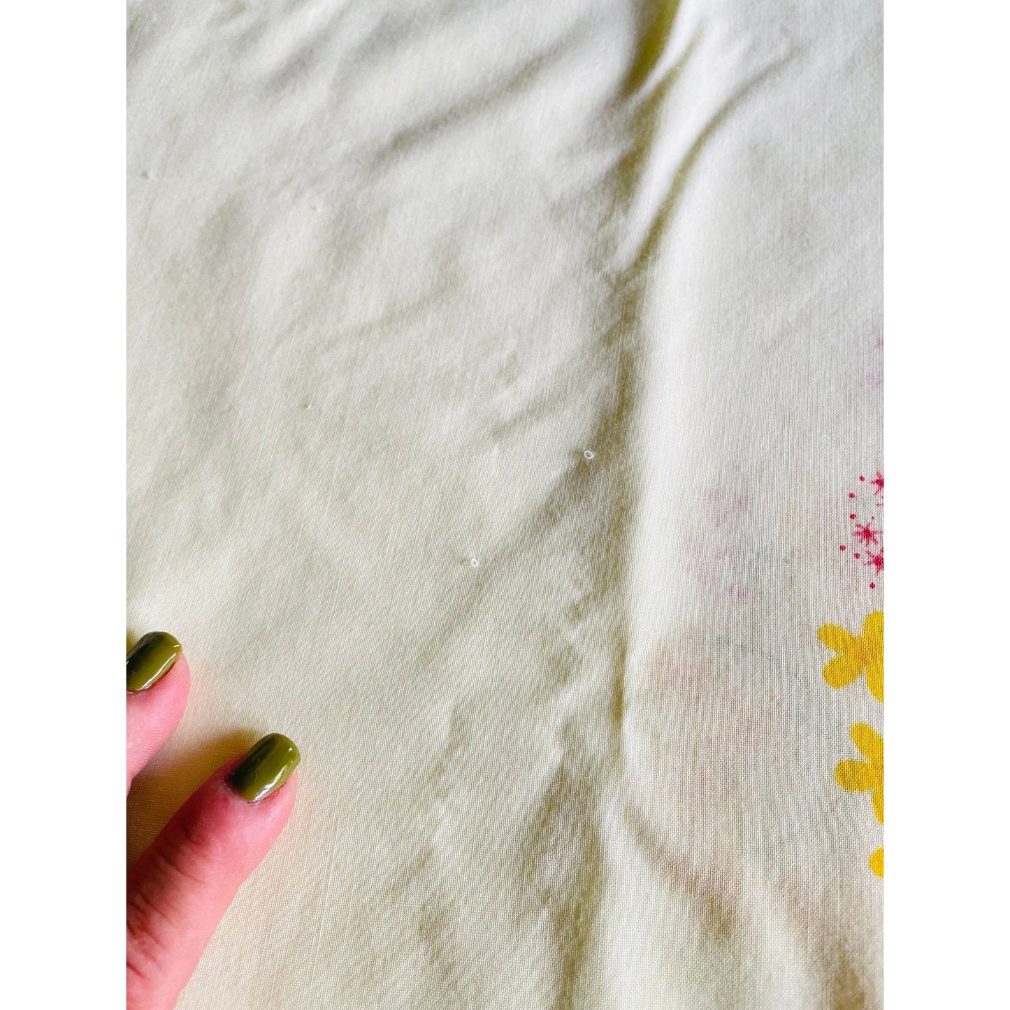 Vintage 70s pillowcases, yellow and orange butterflies, TasteMaker