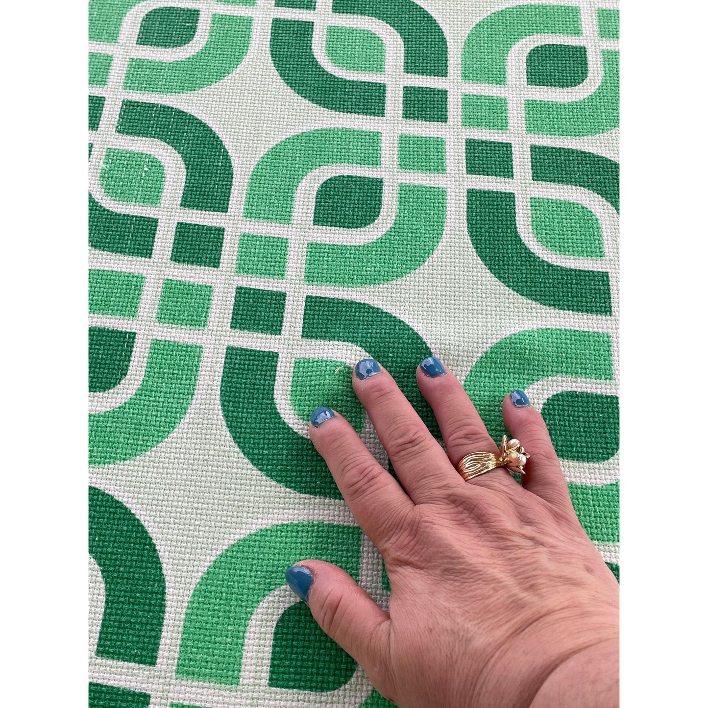 Vintage 70s bedspread, Tex-Made TruPrest, twin size bed