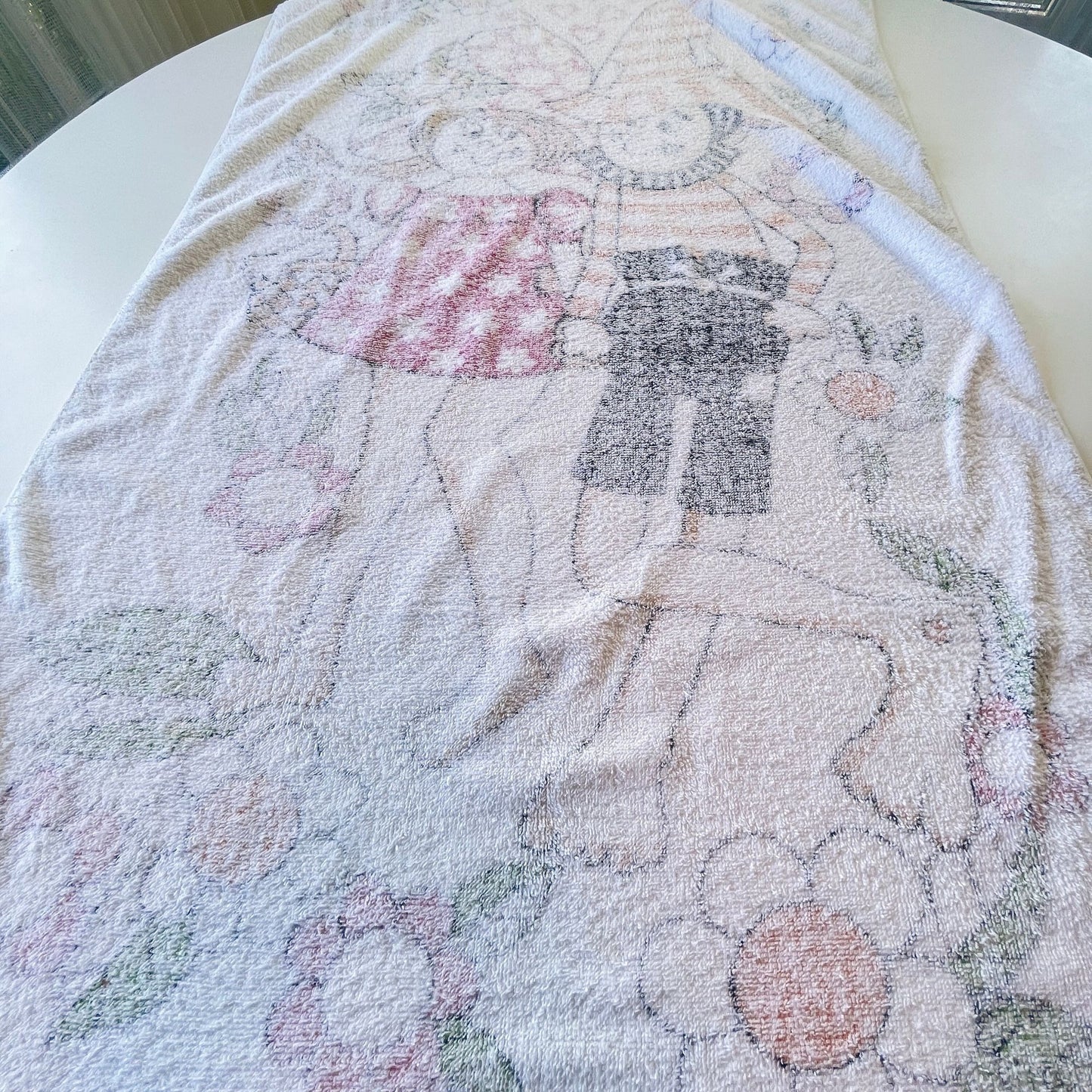 Vintage 70s beach towel