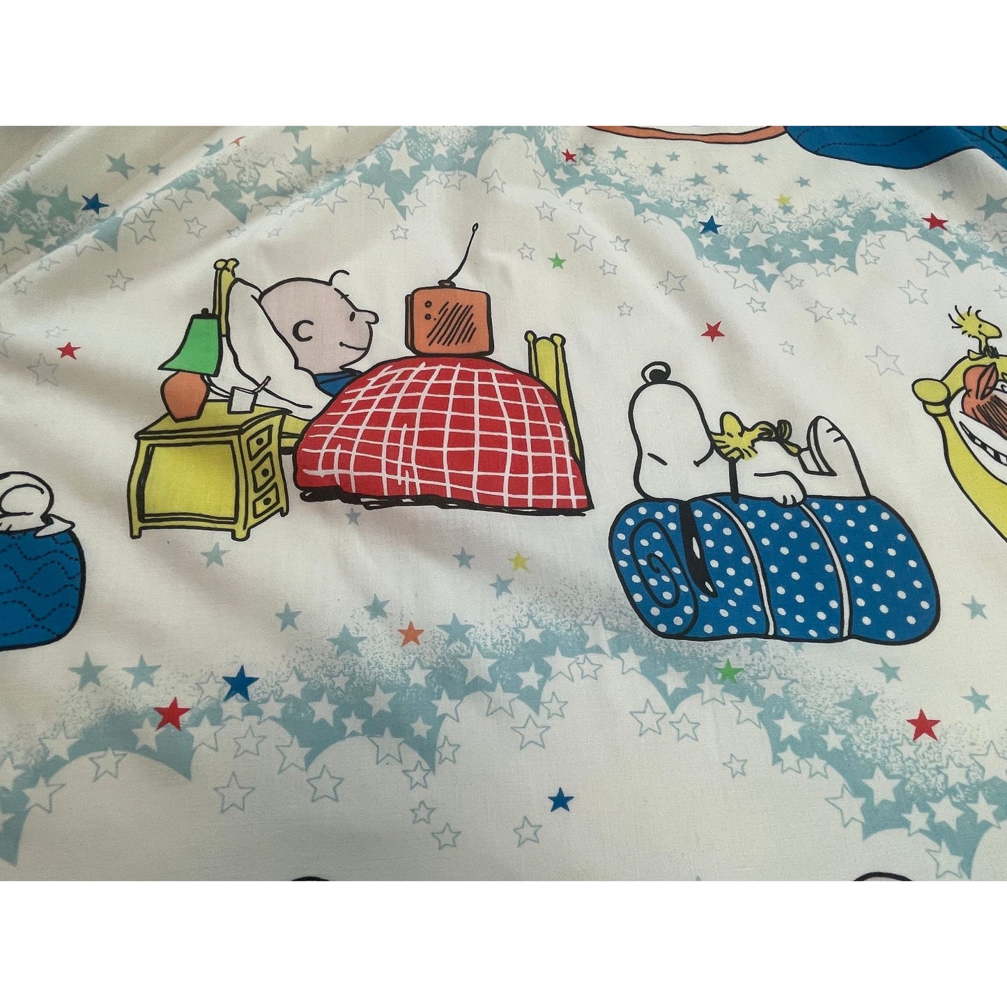 Vintage 60s Charlie Brown pleated curtain