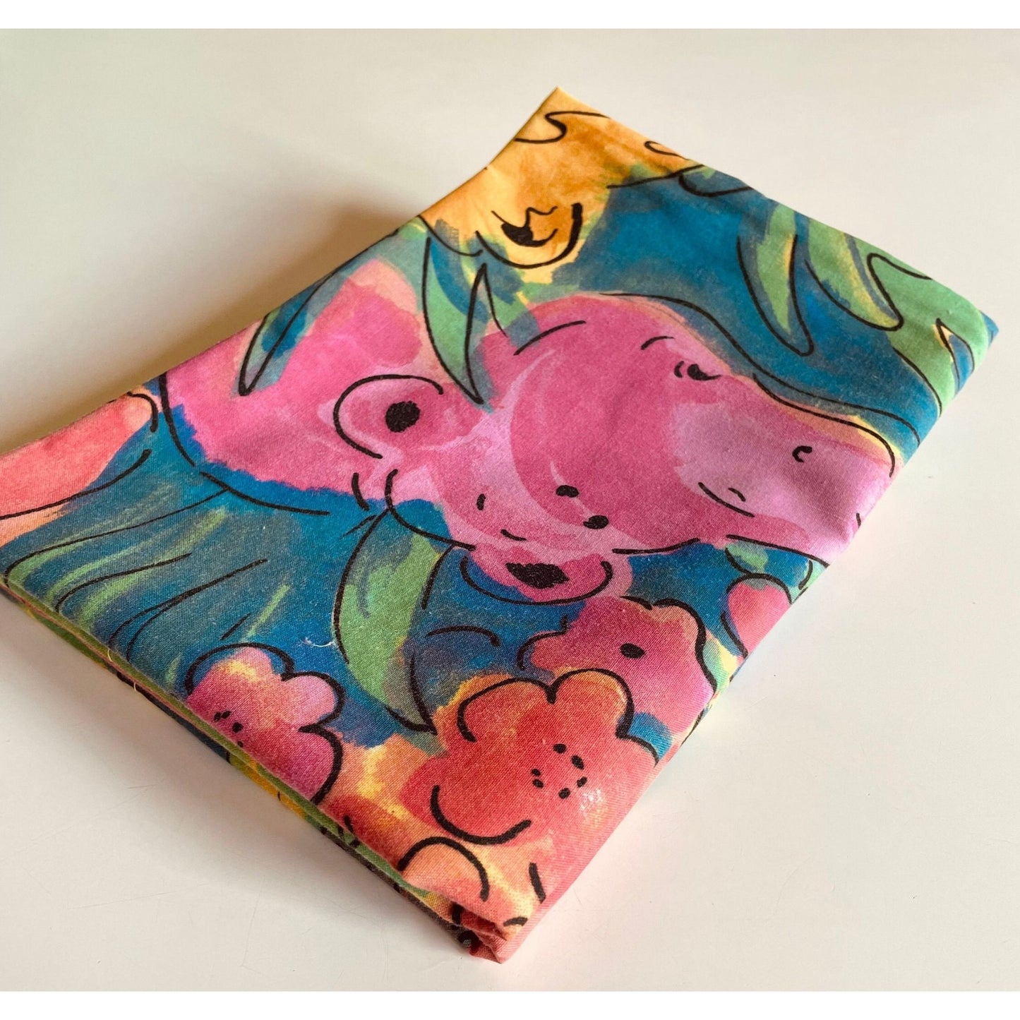 Vintage 90s pillowcases set, Wild Things by Sue Hall 1992