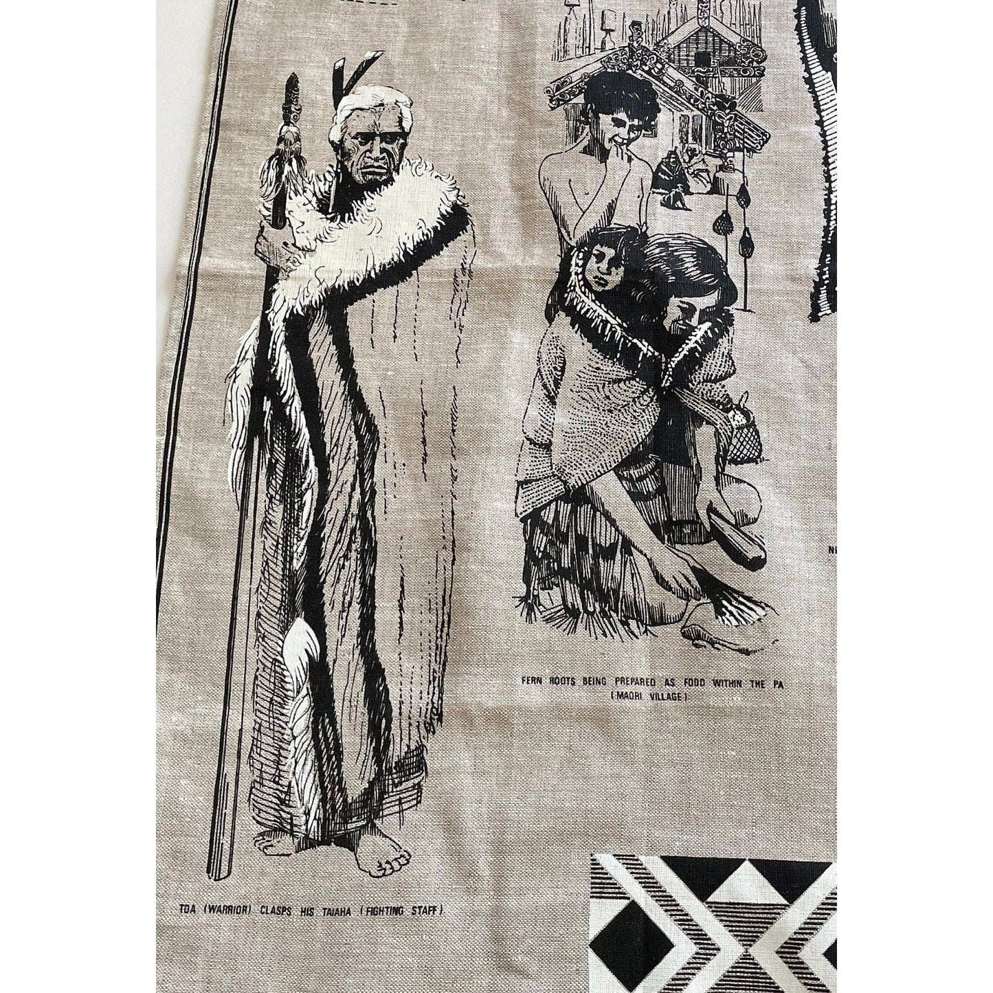 Vintage New Zealand tea towel