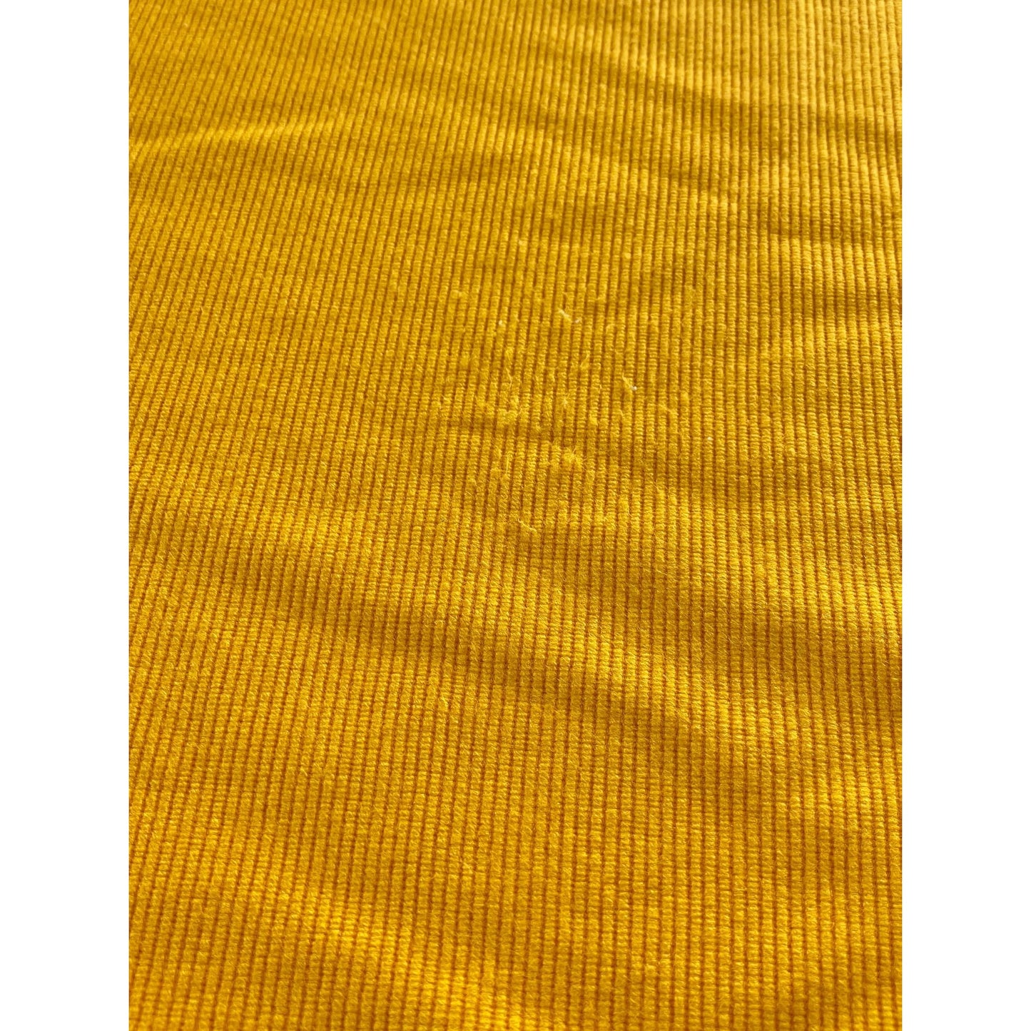 Vintage 70s curtain, yellow thick panel, Sears