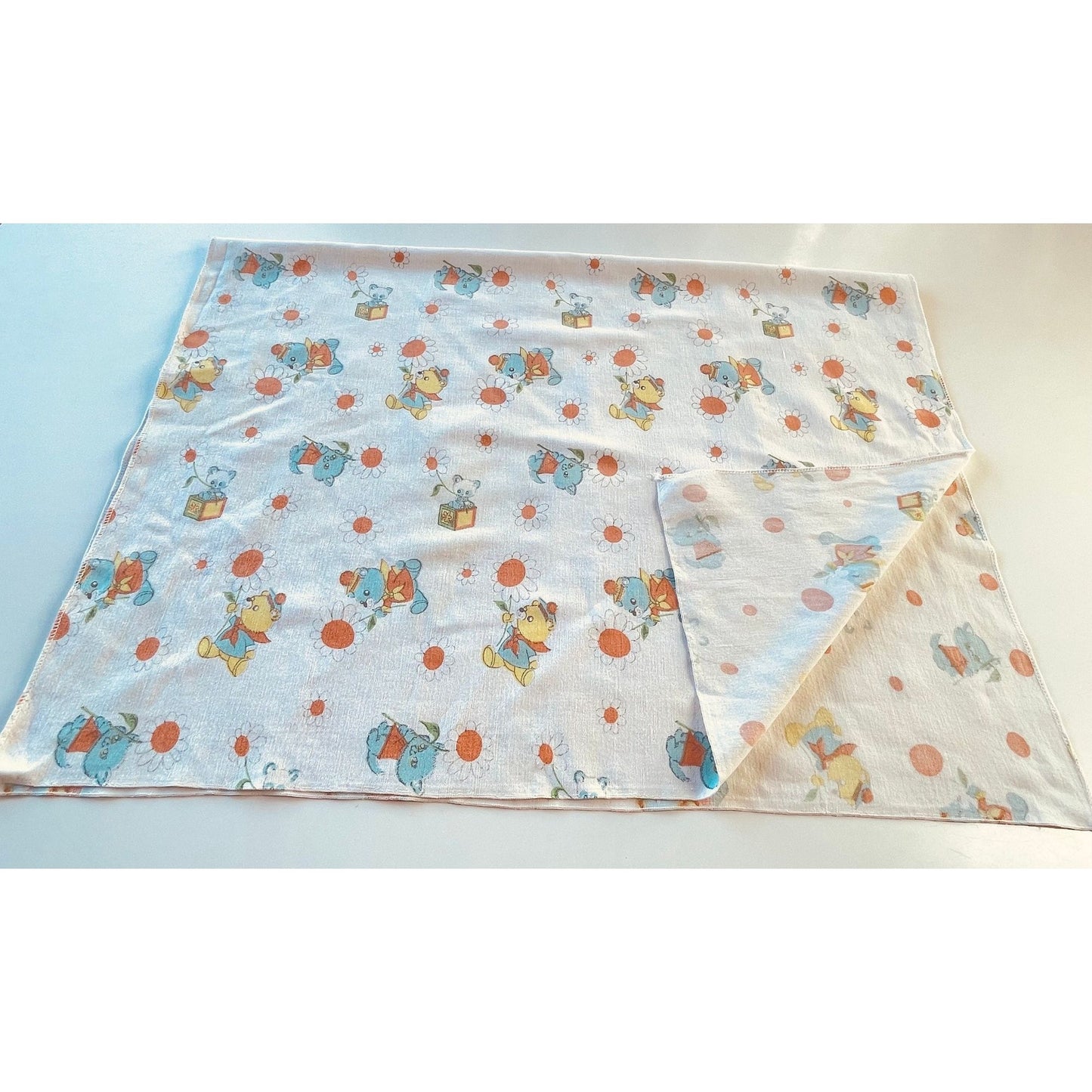 Vintage 70s baby blanket