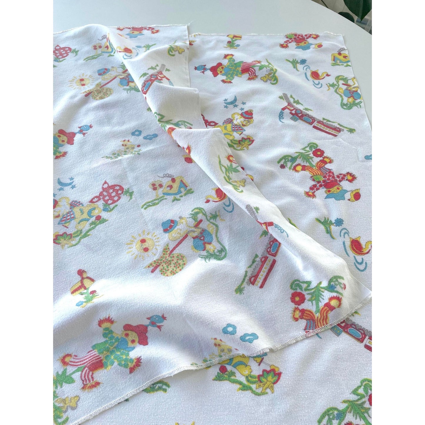 Vintage 70s baby blanket