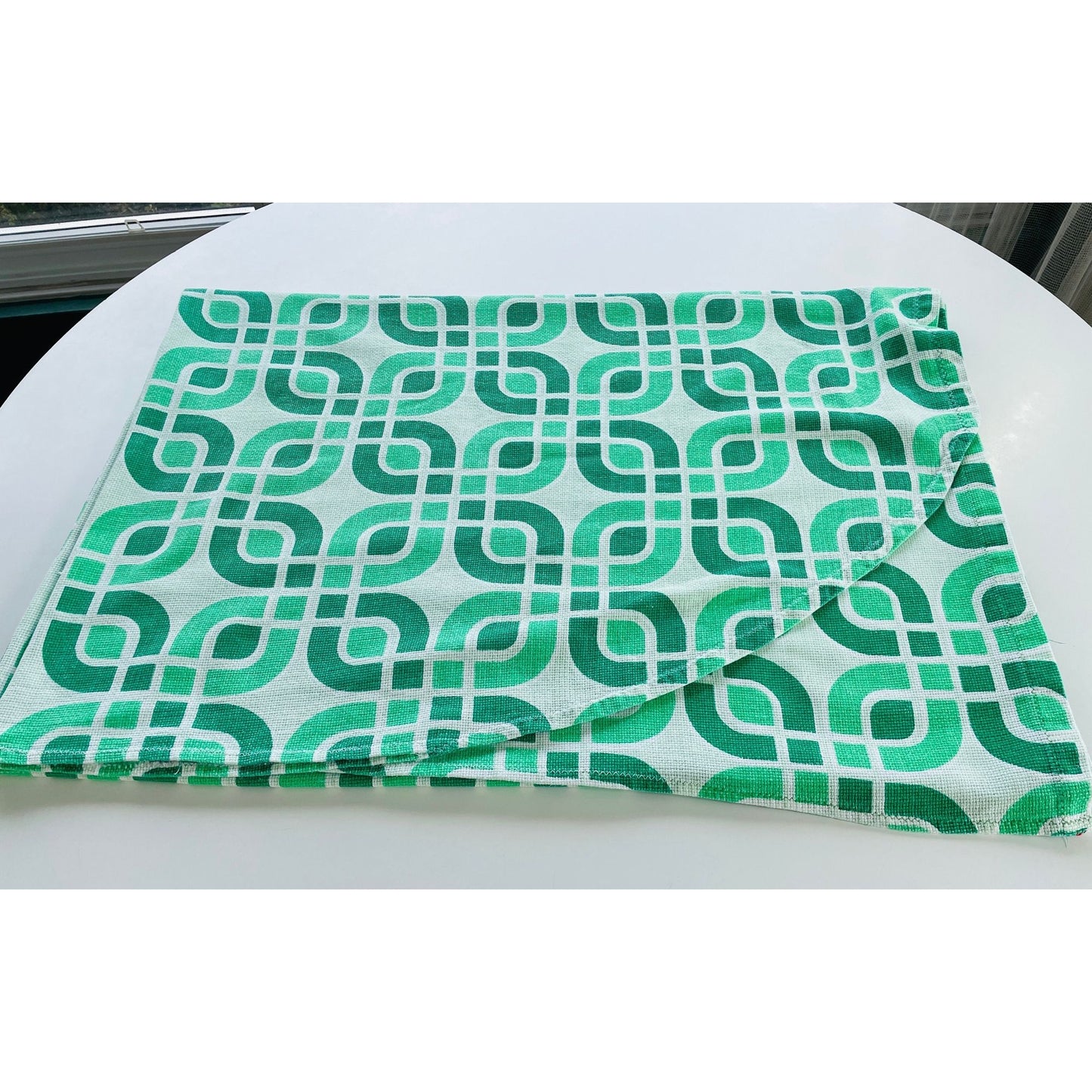Vintage 70s bedspread, Tex-Made TruPrest, twin size bed