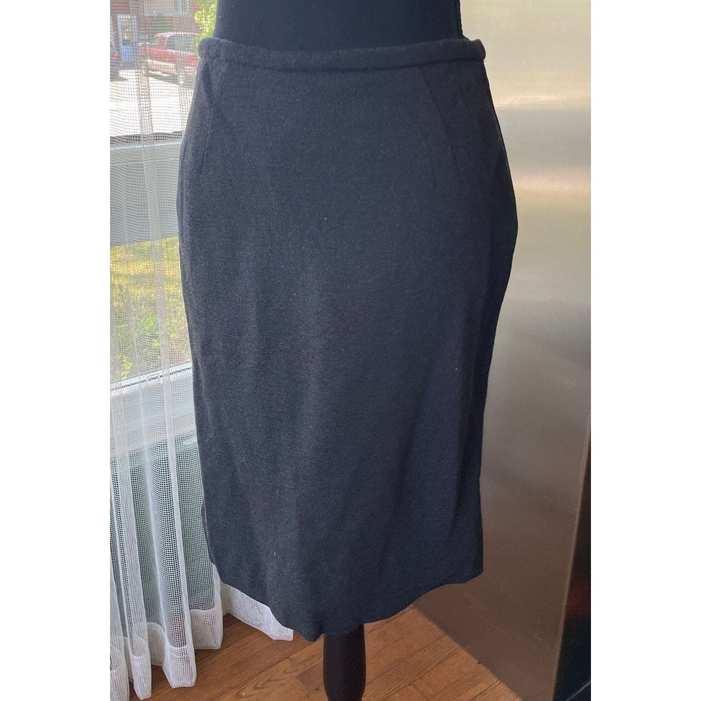 Vintage 1950s two pieces suit, 100% wool, jacket and straight skirt, AlJean