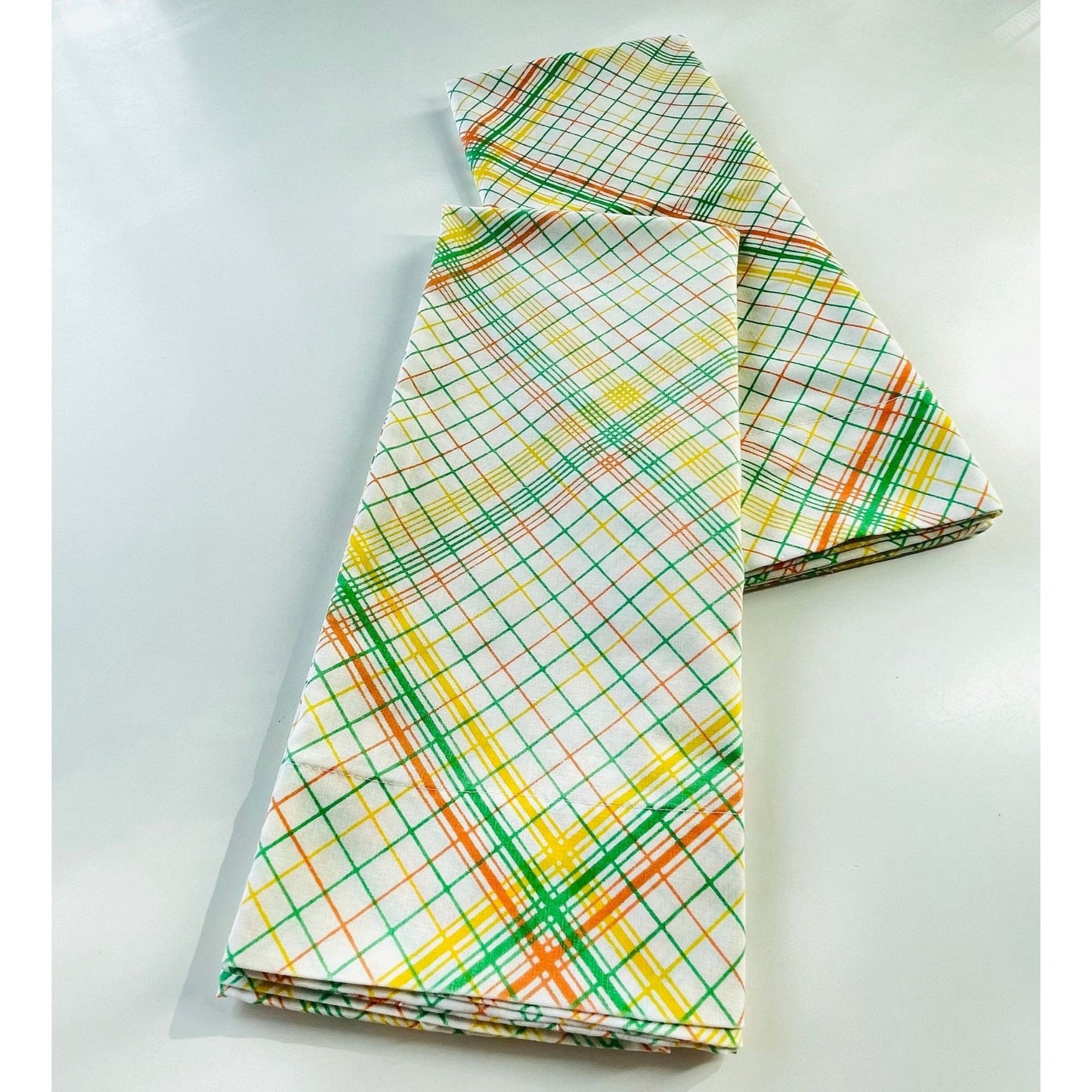 Vintage 70s geometric pillowcases, TasteMaker