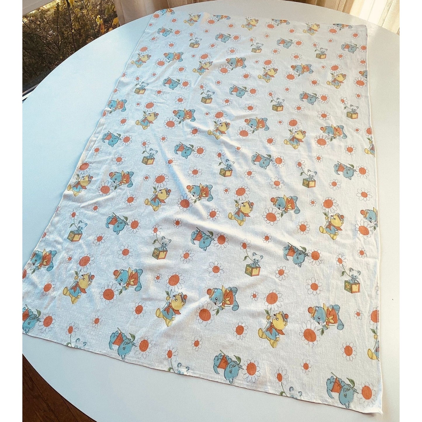 Vintage 70s baby blanket