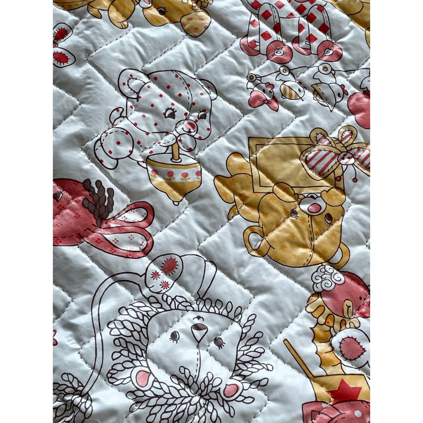Vintage 70s changing table cover
