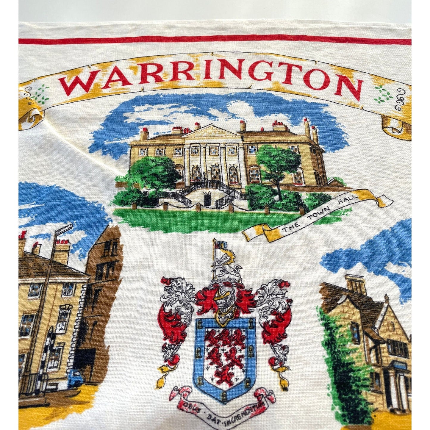 Vintage Warrigton tea towel, Lea & Clarke ltd.