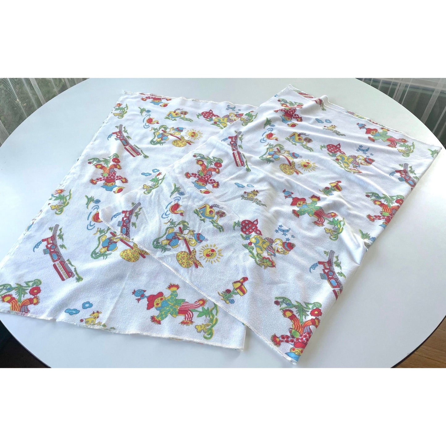 Vintage 70s baby blanket
