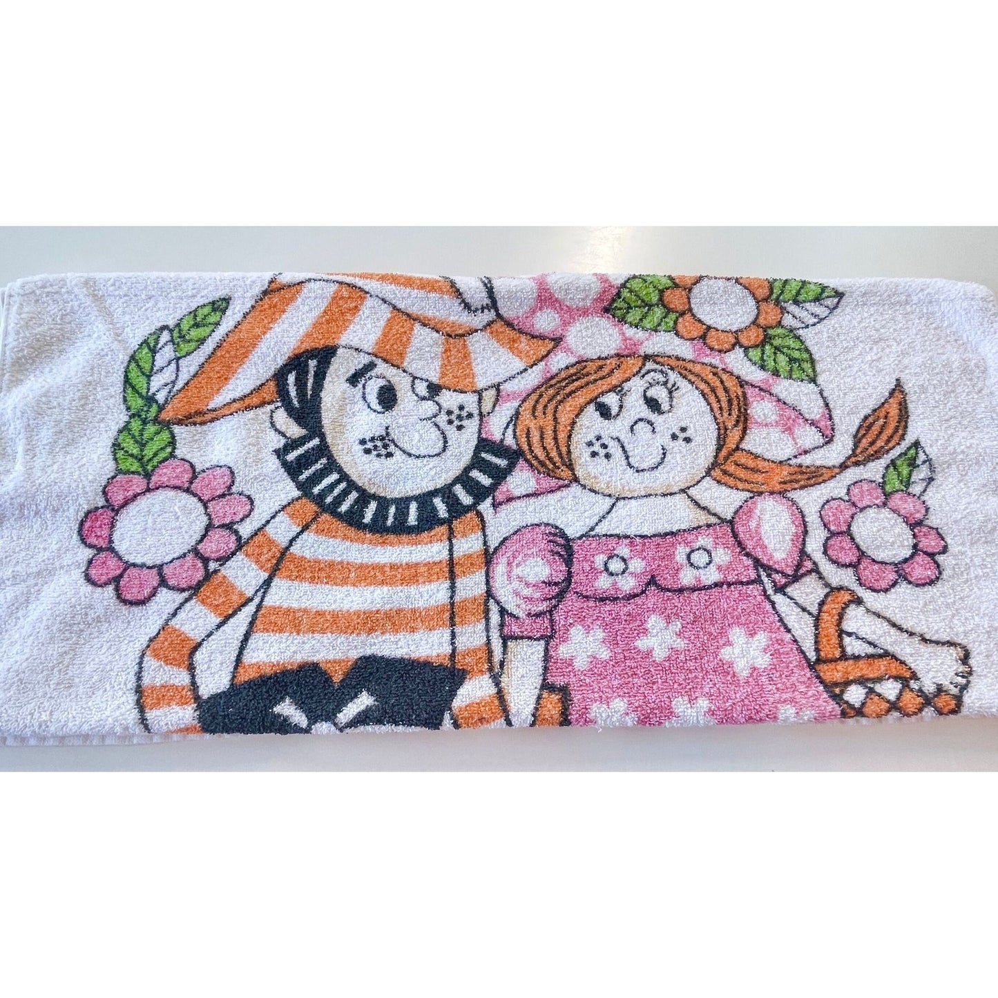 Vintage 70s beach towel