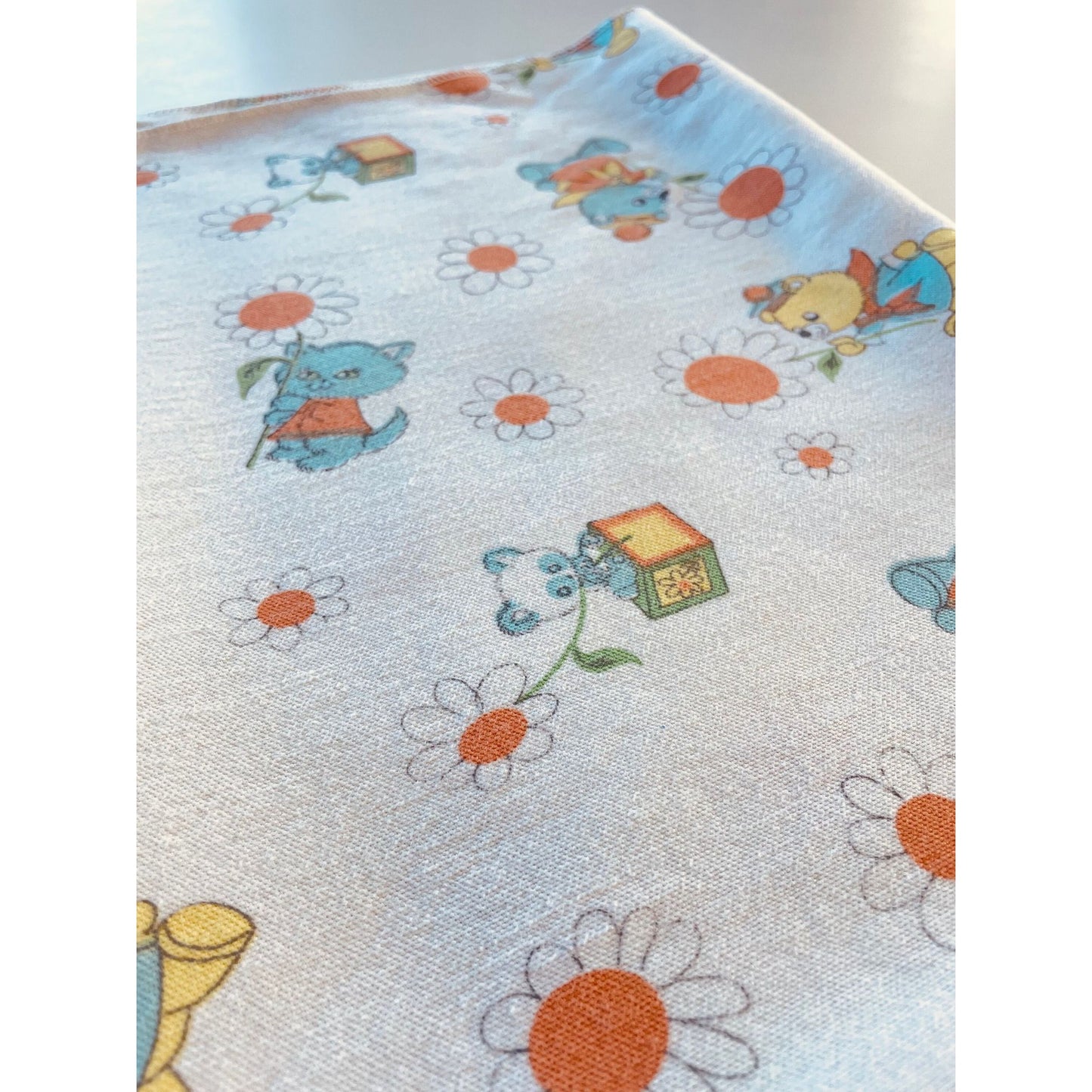 Vintage 70s baby blanket