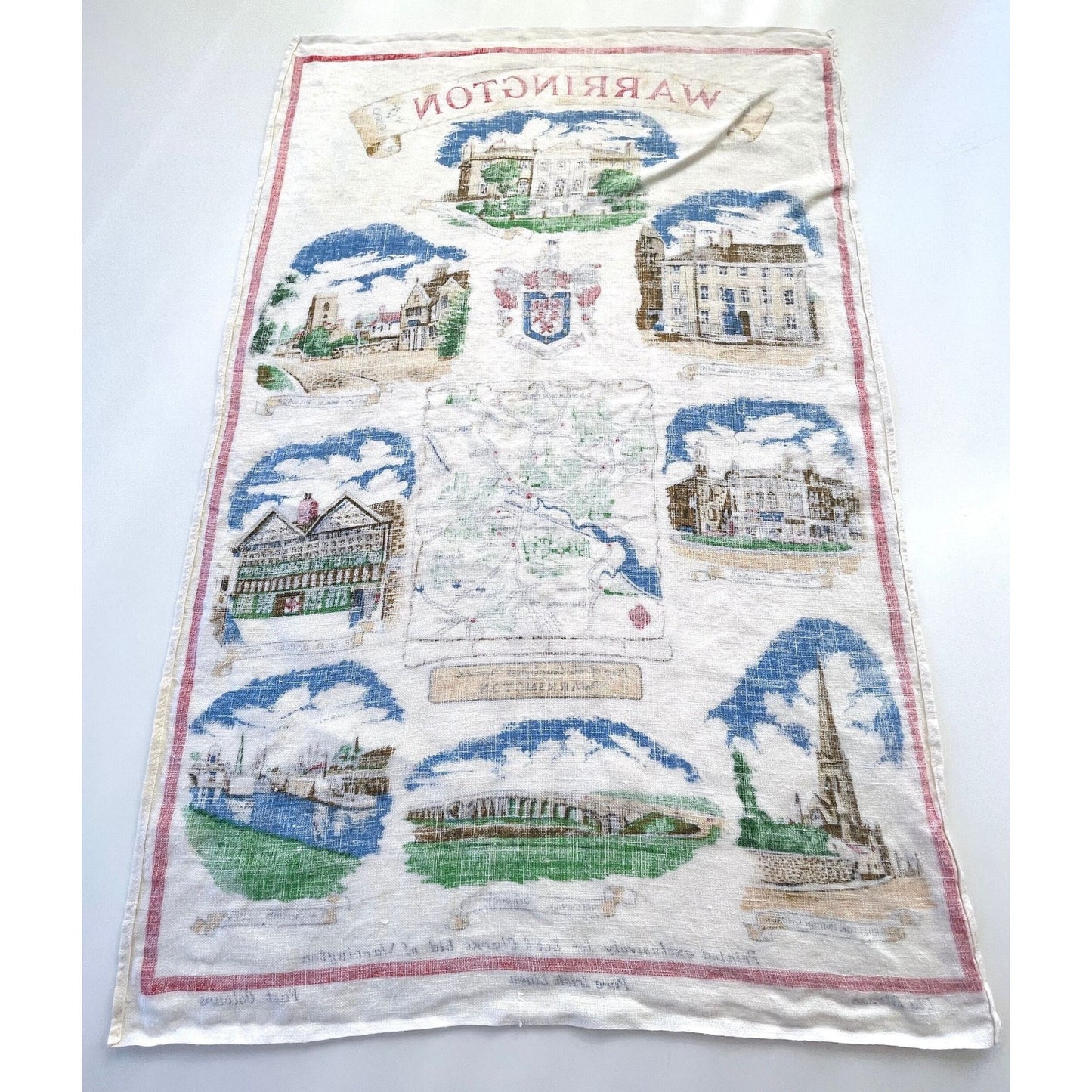 Vintage Warrigton tea towel, Lea & Clarke ltd.