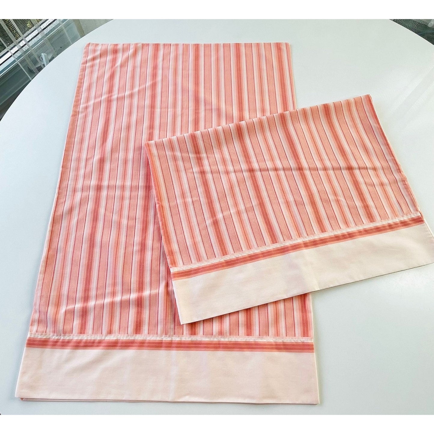 Vintage 80s pillowcases set, Mainstay