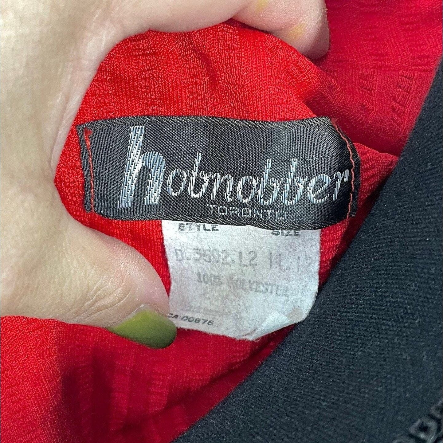 Vintage 80s blazer, red jacket, Hobnobber