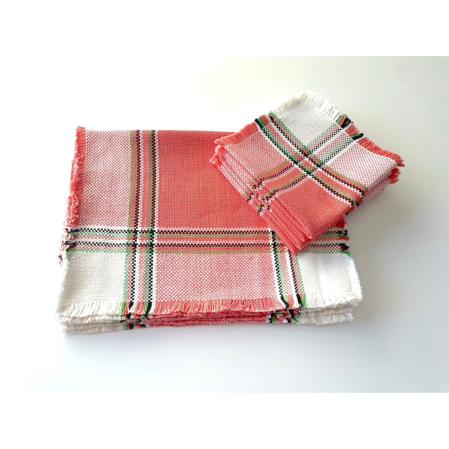 Vintage 80s placemats and napkins set