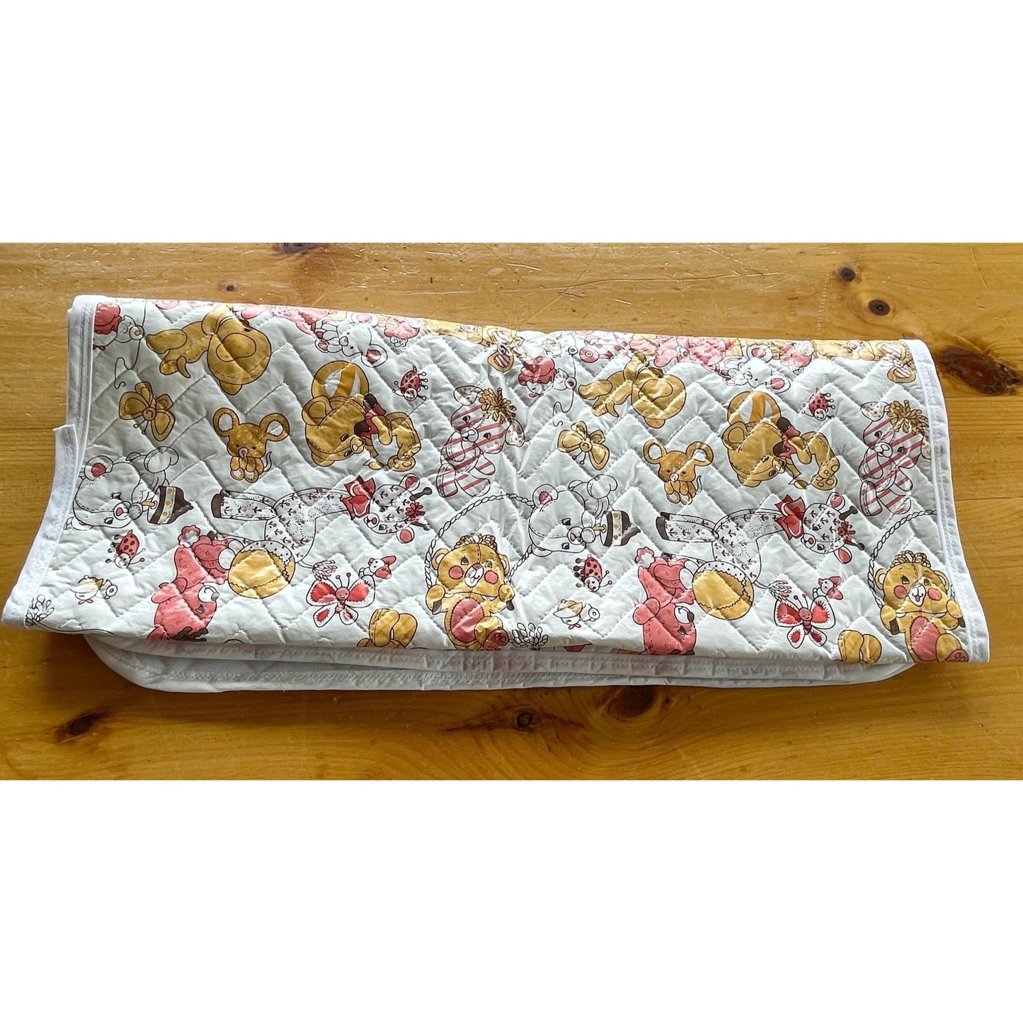 Vintage 70s changing table cover