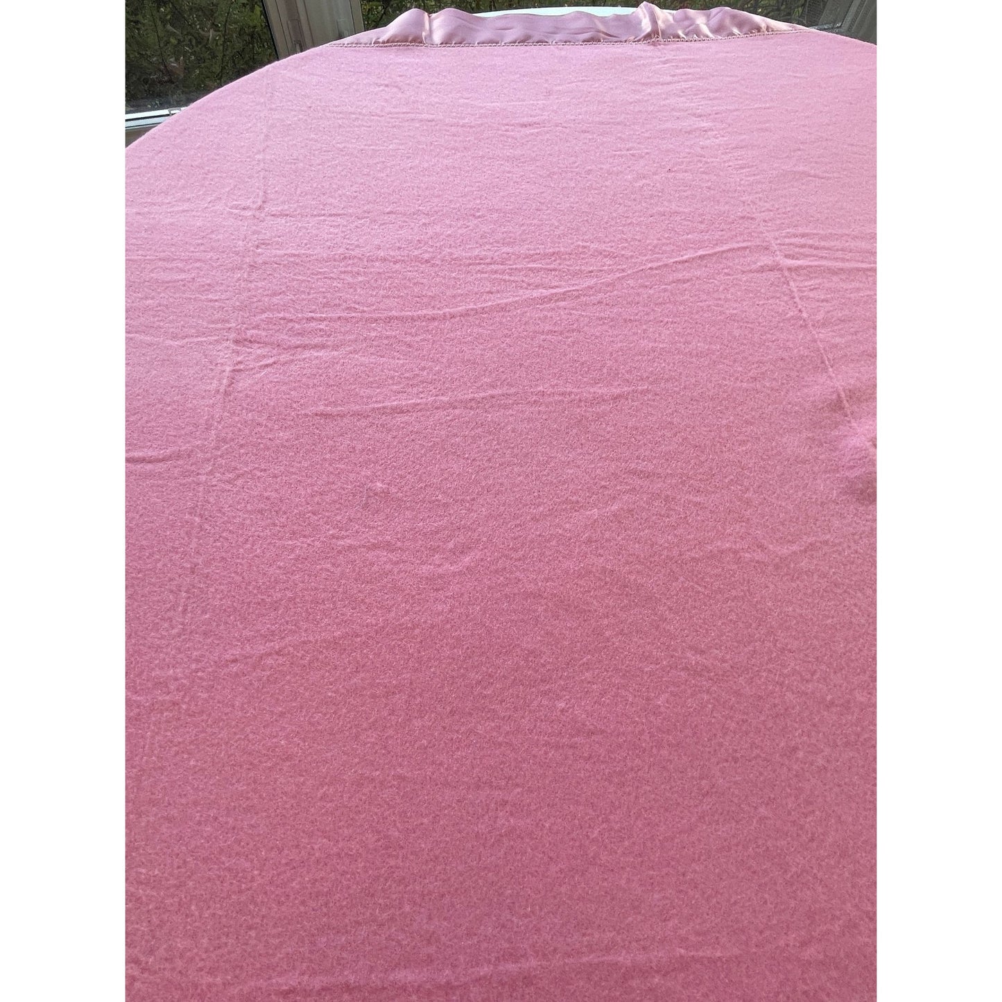 Vintage 1950s blanket, Celanese, twin size bed