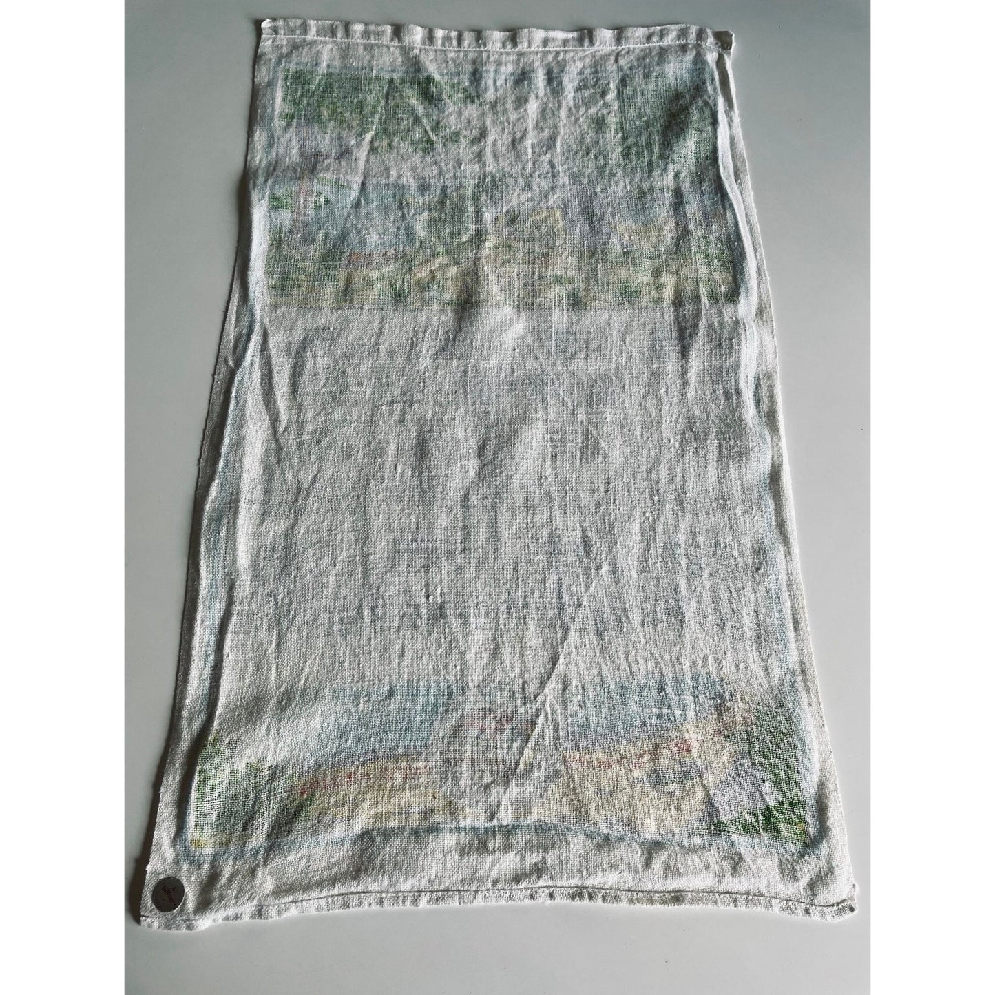 Vintage 1985 calendar tea towel