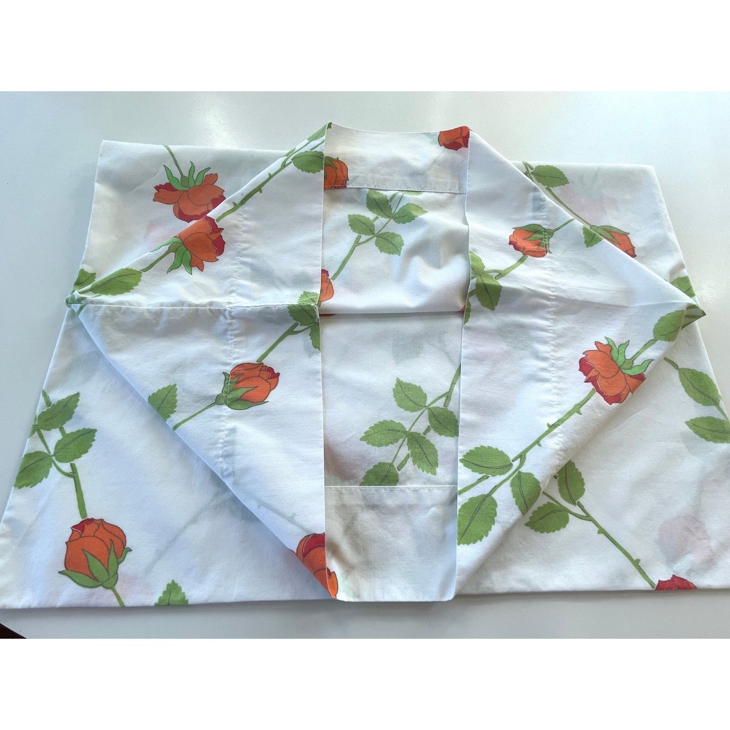 Vintage 80s pillowcase, Wamsutta designed by Christian Dior