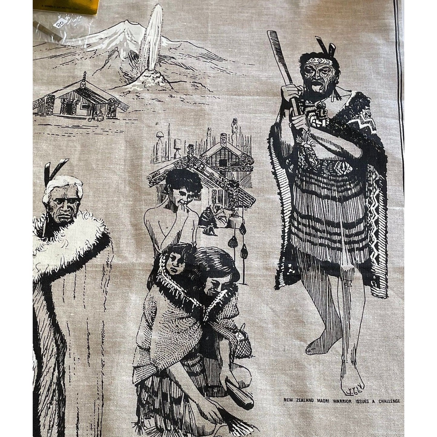 Vintage New Zealand tea towel