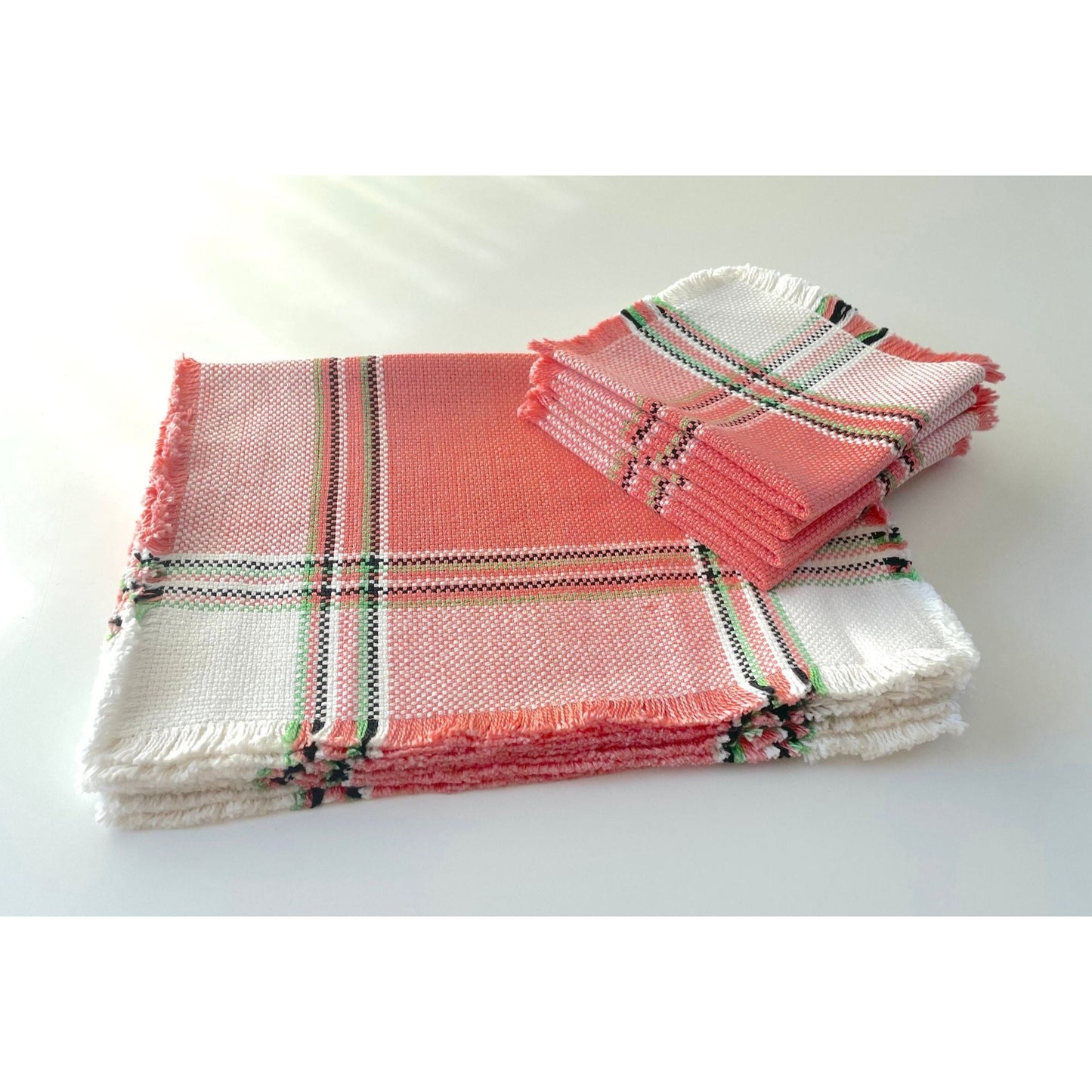 Vintage 80s placemats and napkins set
