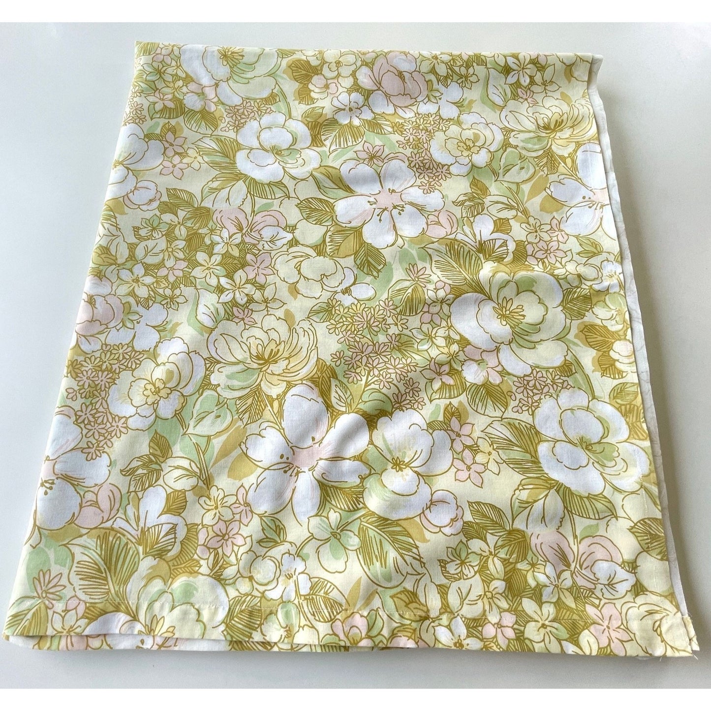 Vintage 70s King size flat sheet