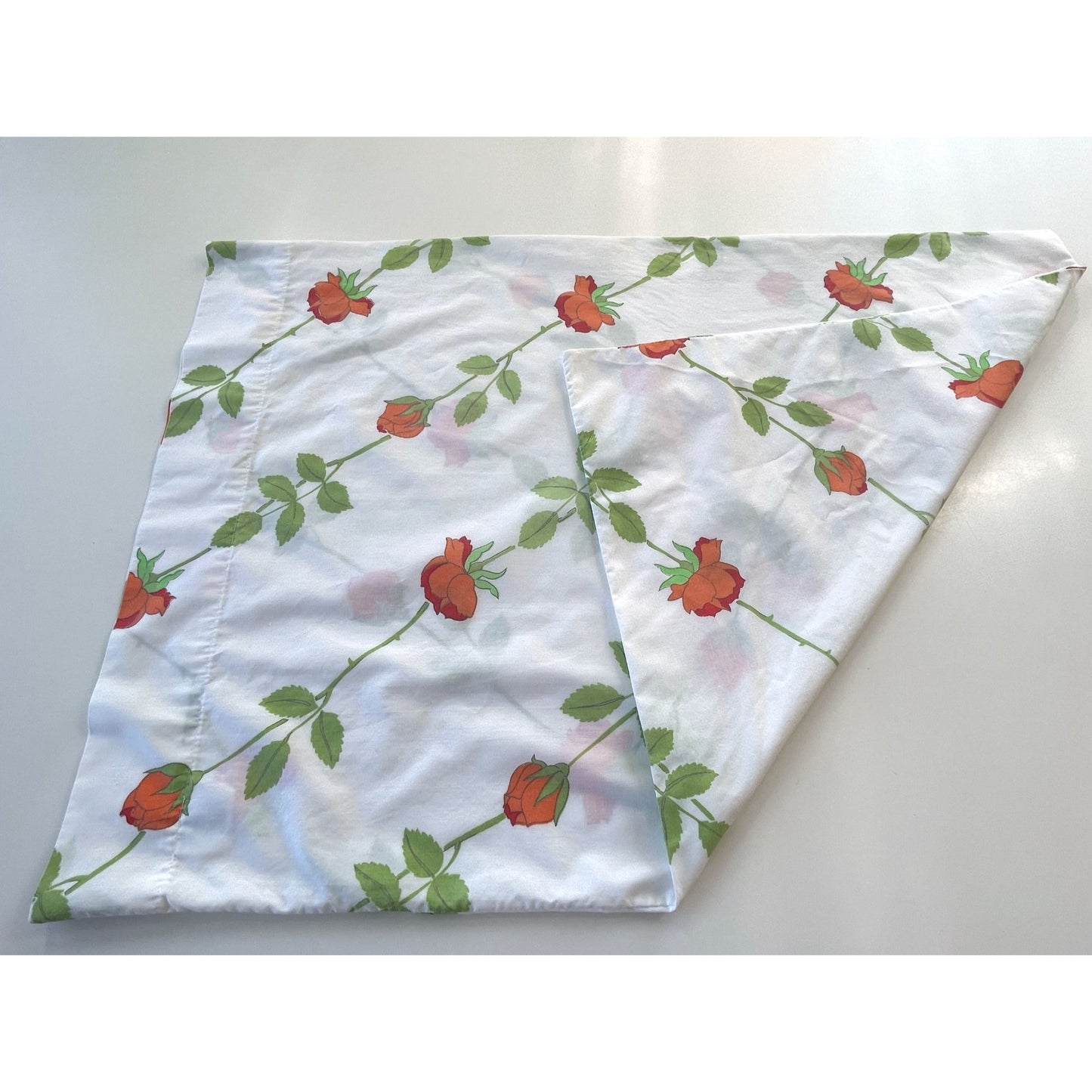 Vintage 80s pillowcase, Wamsutta designed by Christian Dior