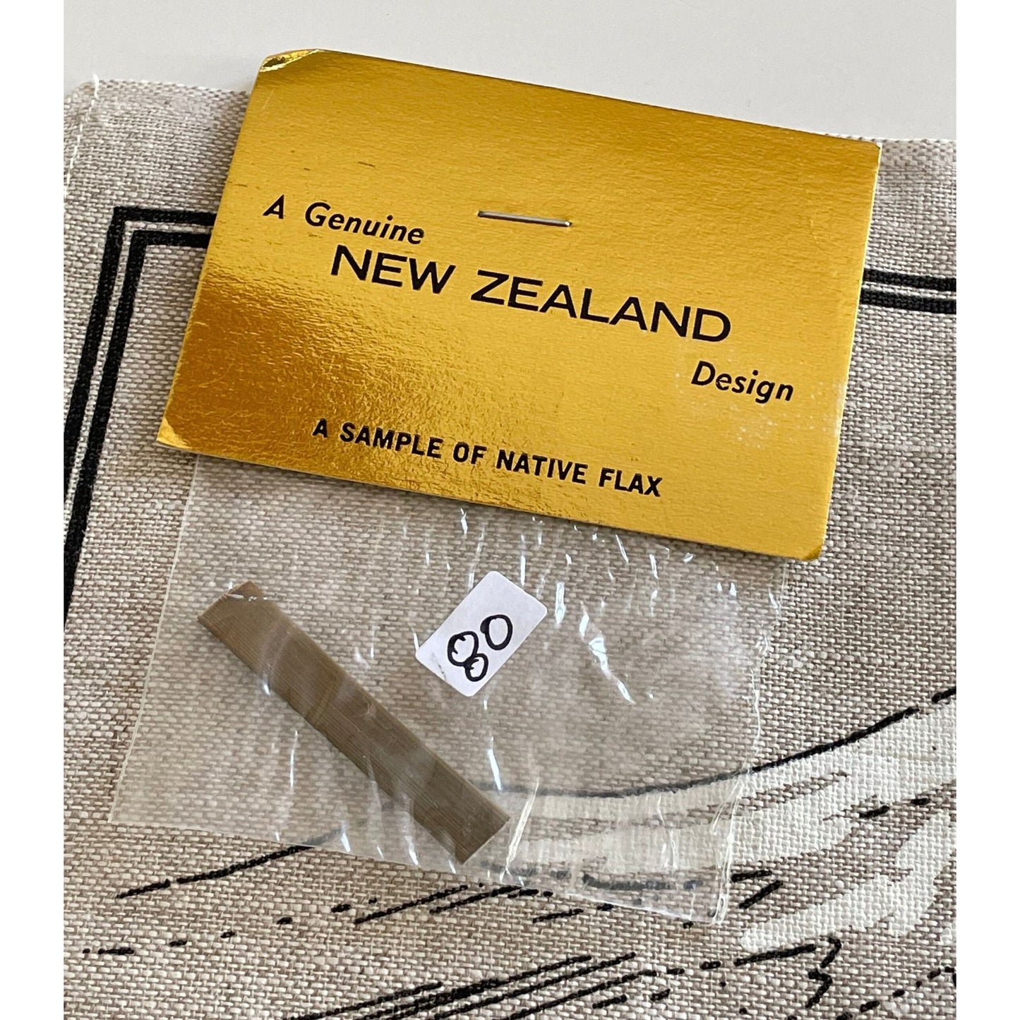 Vintage New Zealand tea towel