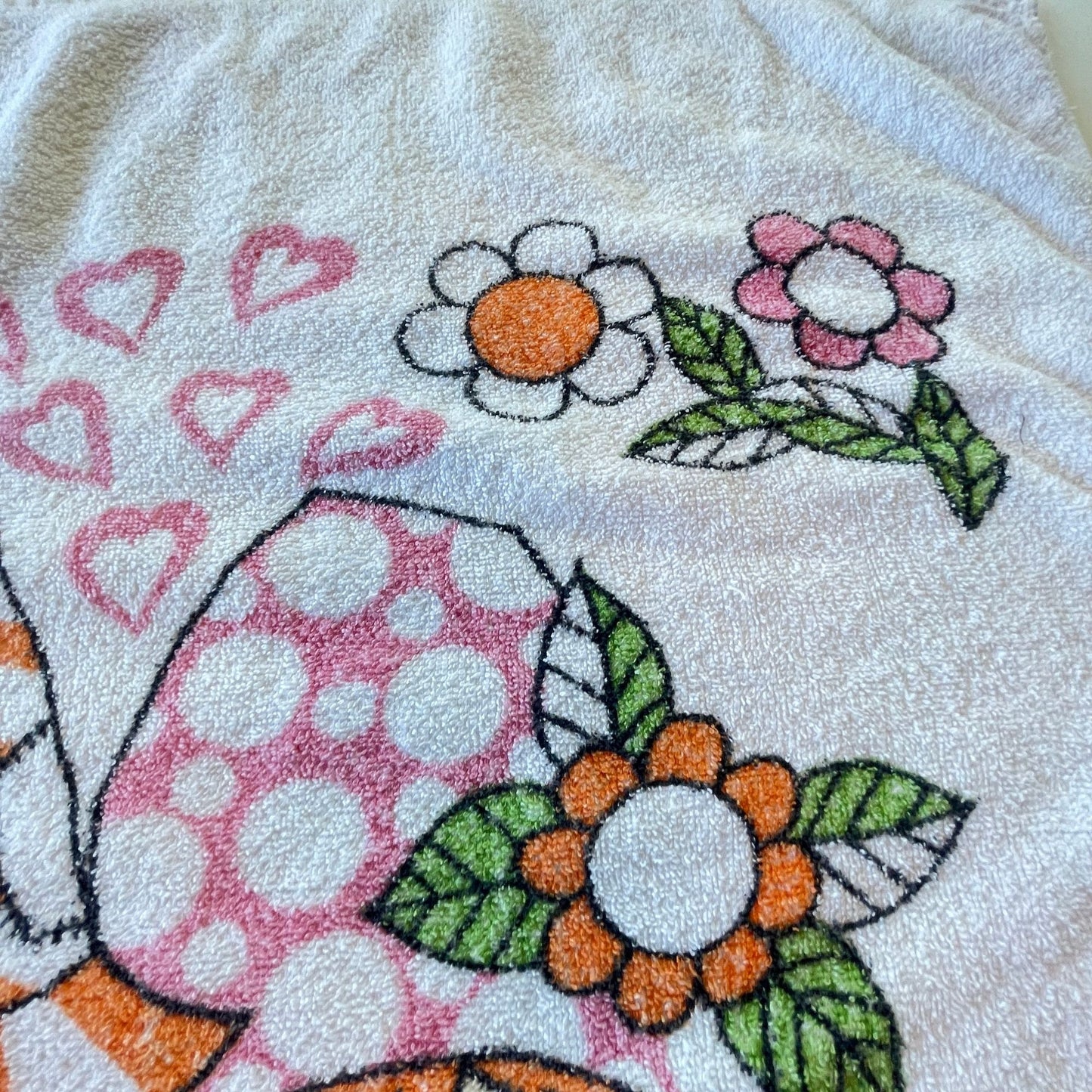 Vintage 70s beach towel
