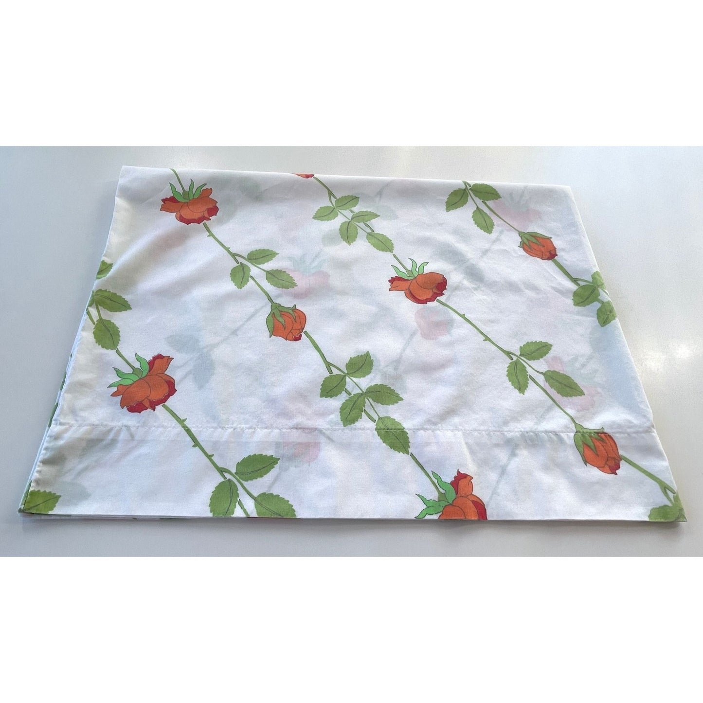 Vintage 80s pillowcase, Wamsutta designed by Christian Dior