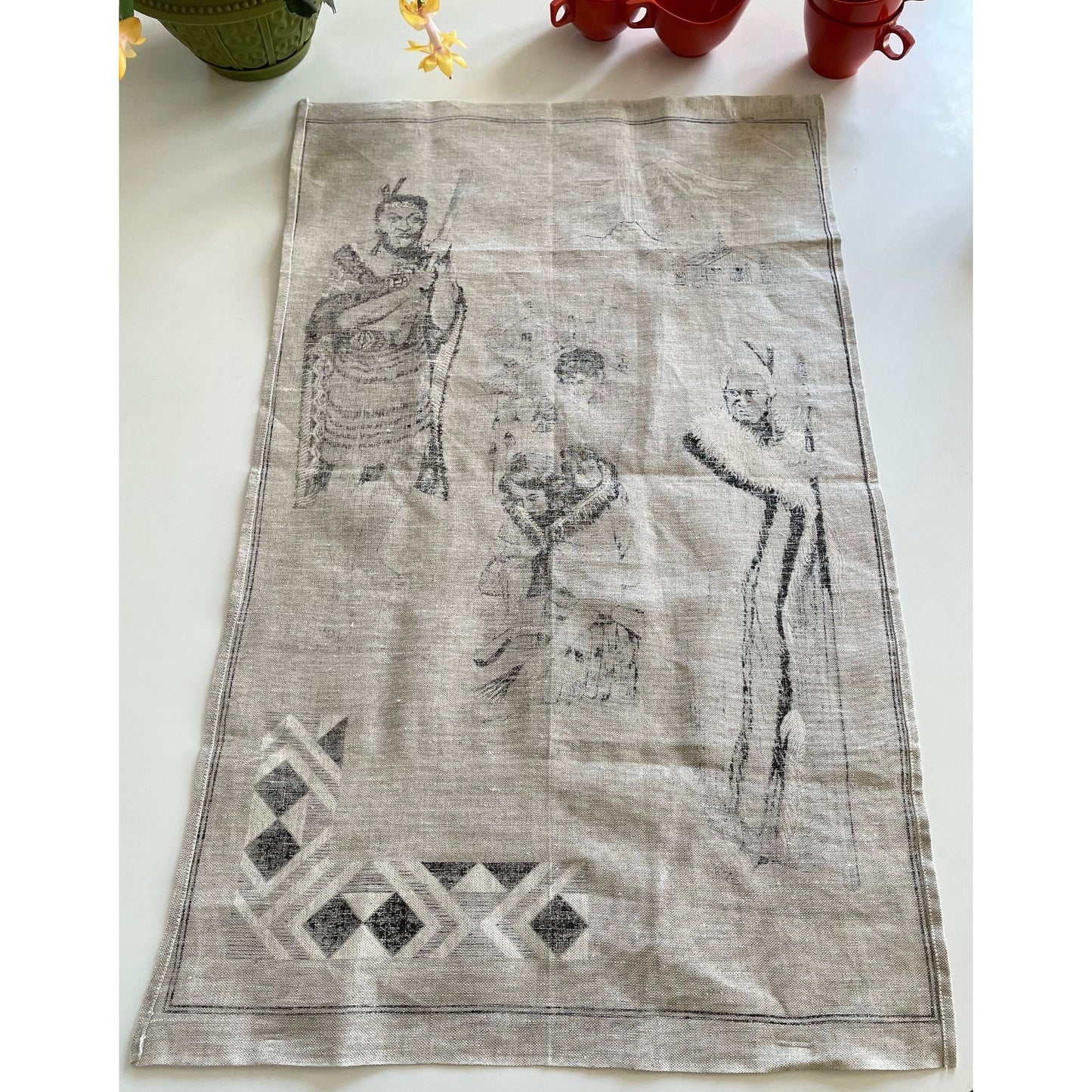 Vintage New Zealand tea towel