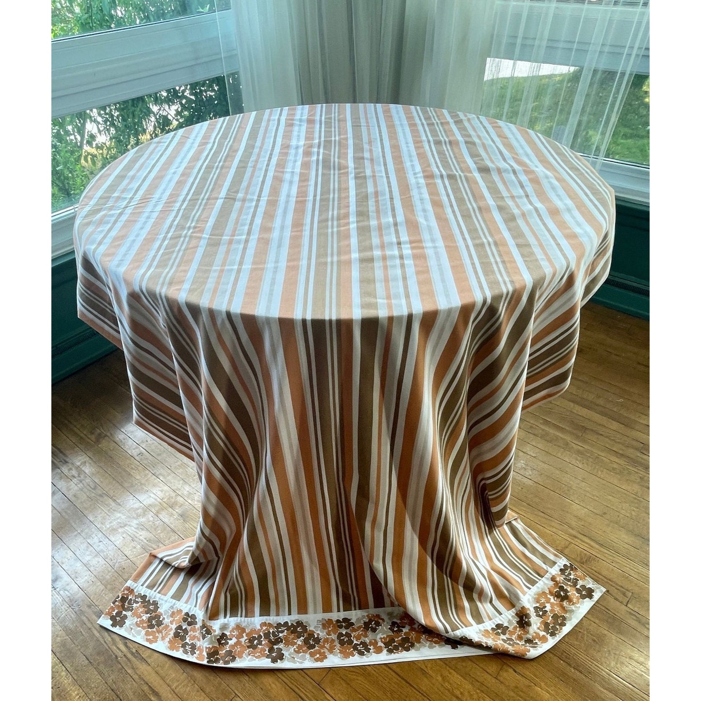 Vintage 70s King size flat sheet, TruPrest