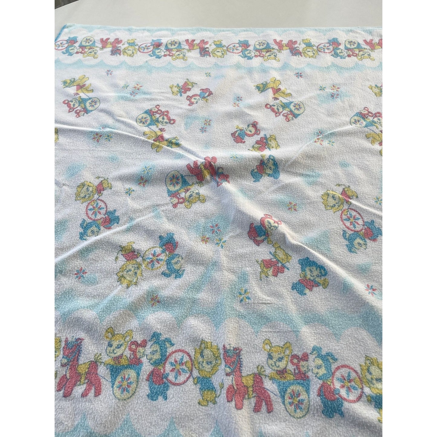 Vintage 60s baby blanket