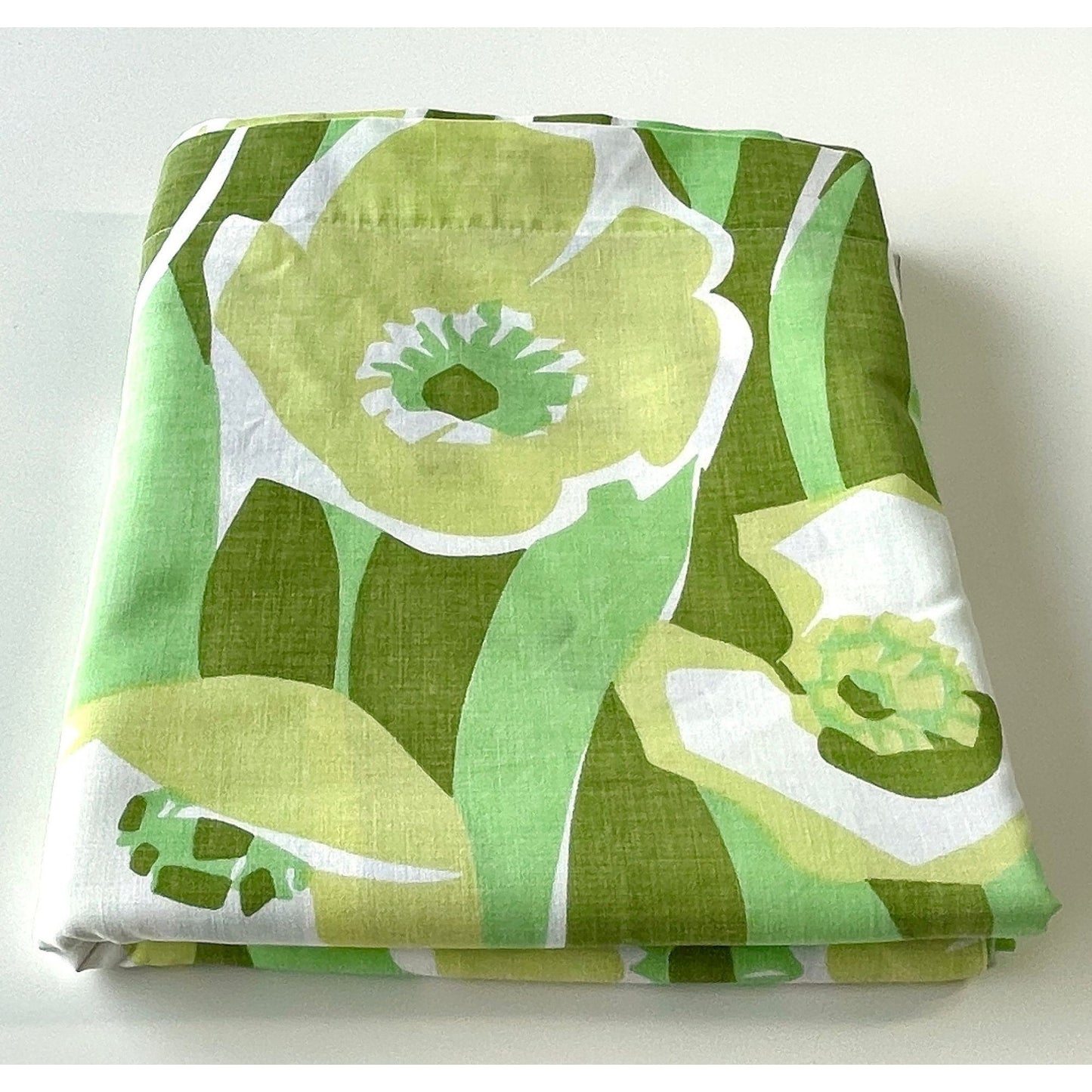 Vintage 70s flat sheet, double / full size, Truprest