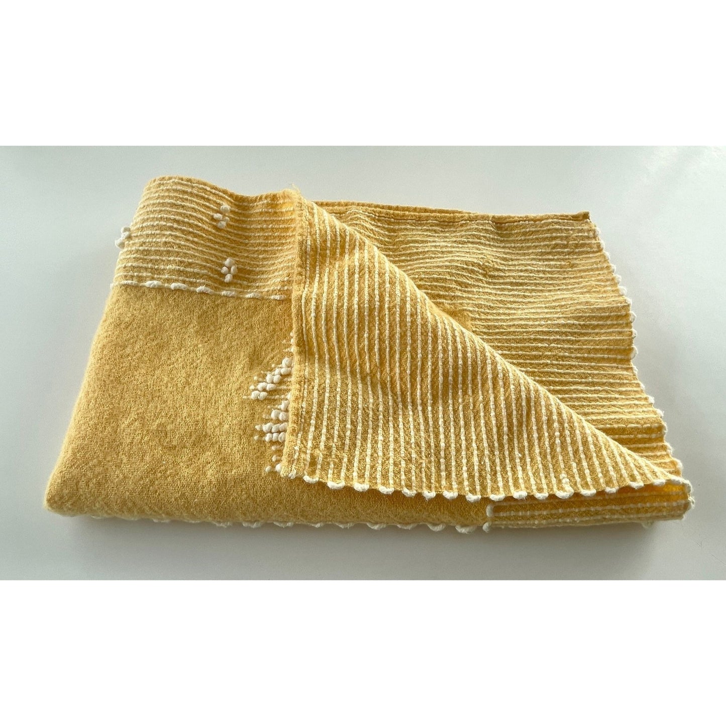 Vintage Murray Bay throw blanket, Canadian Steamship Lines