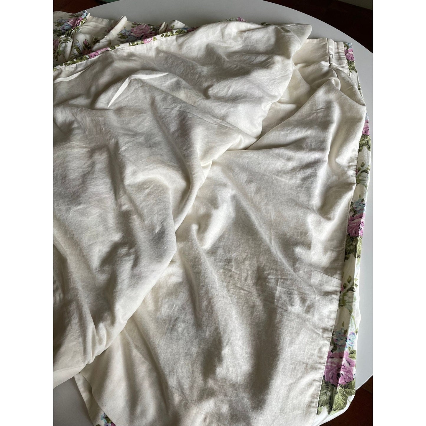 Vintage 70s pleated curtain