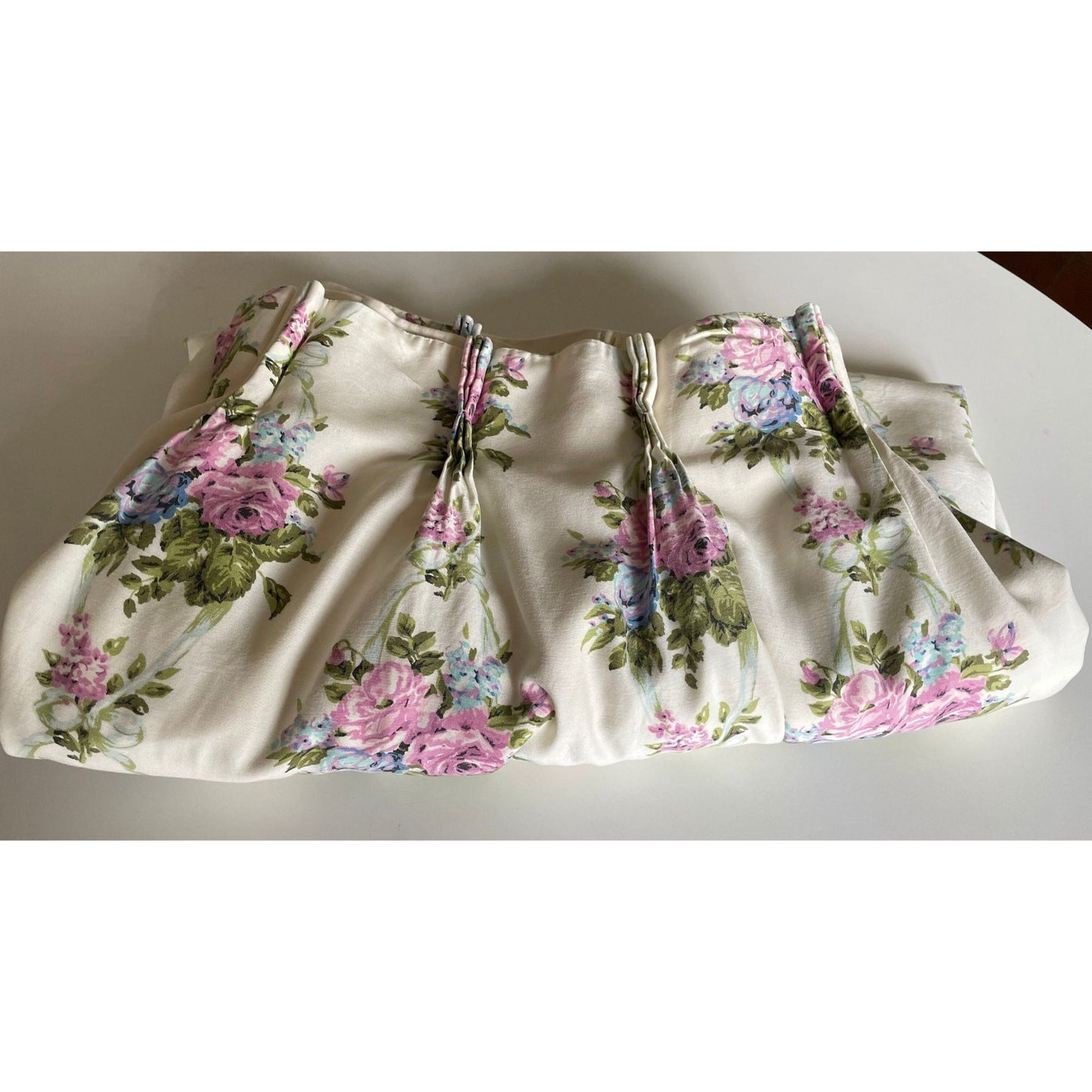 Vintage 70s pleated curtain