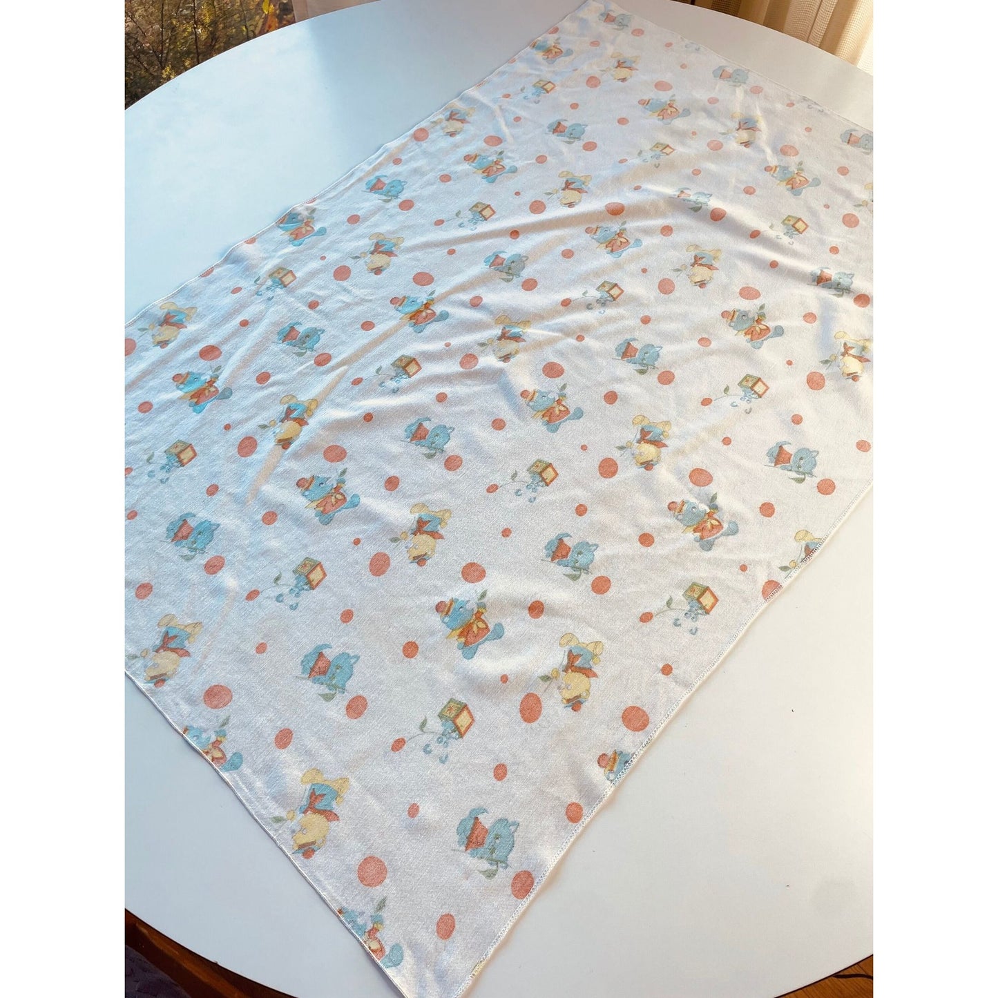 Vintage 70s baby blanket