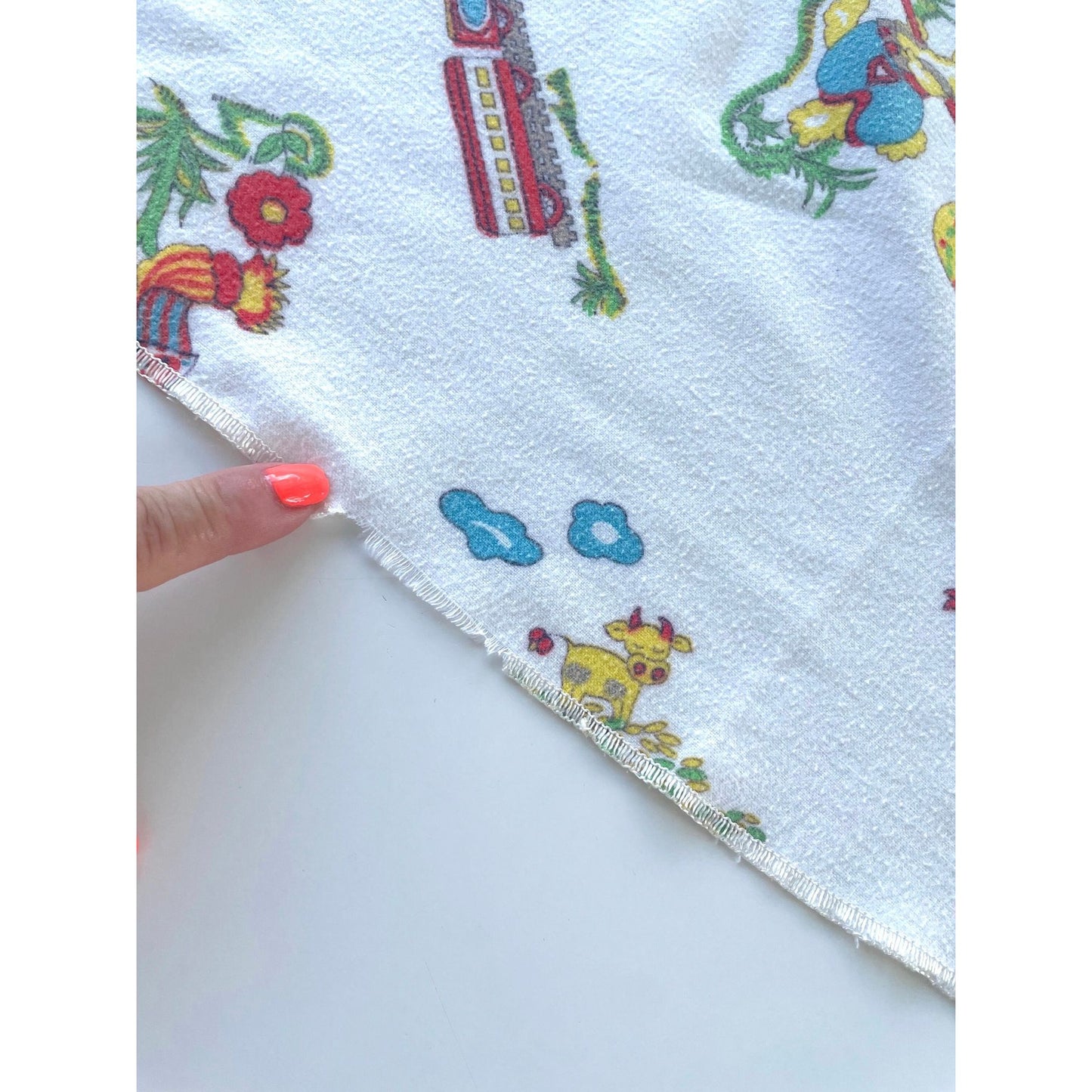 Vintage 70s baby blanket