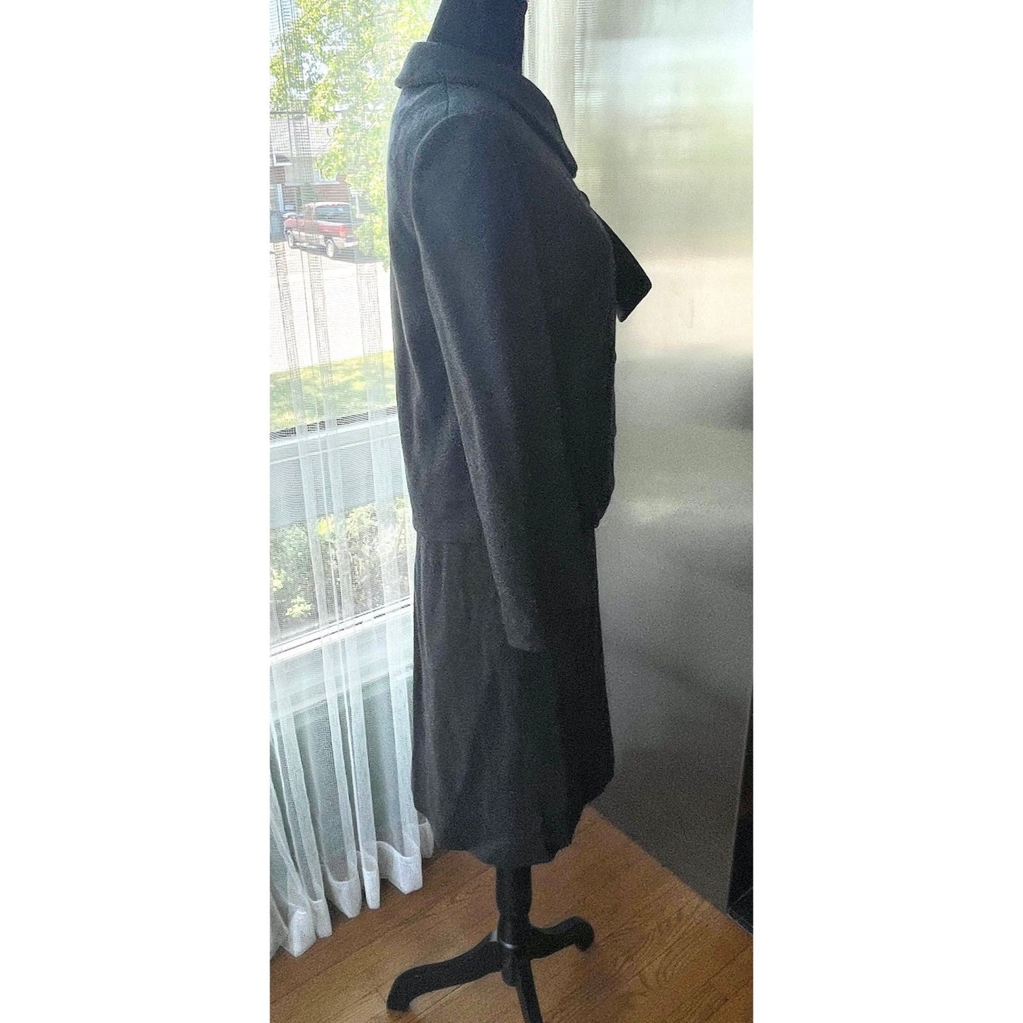Vintage 1950s two pieces suit, 100% wool, jacket and straight skirt, AlJean