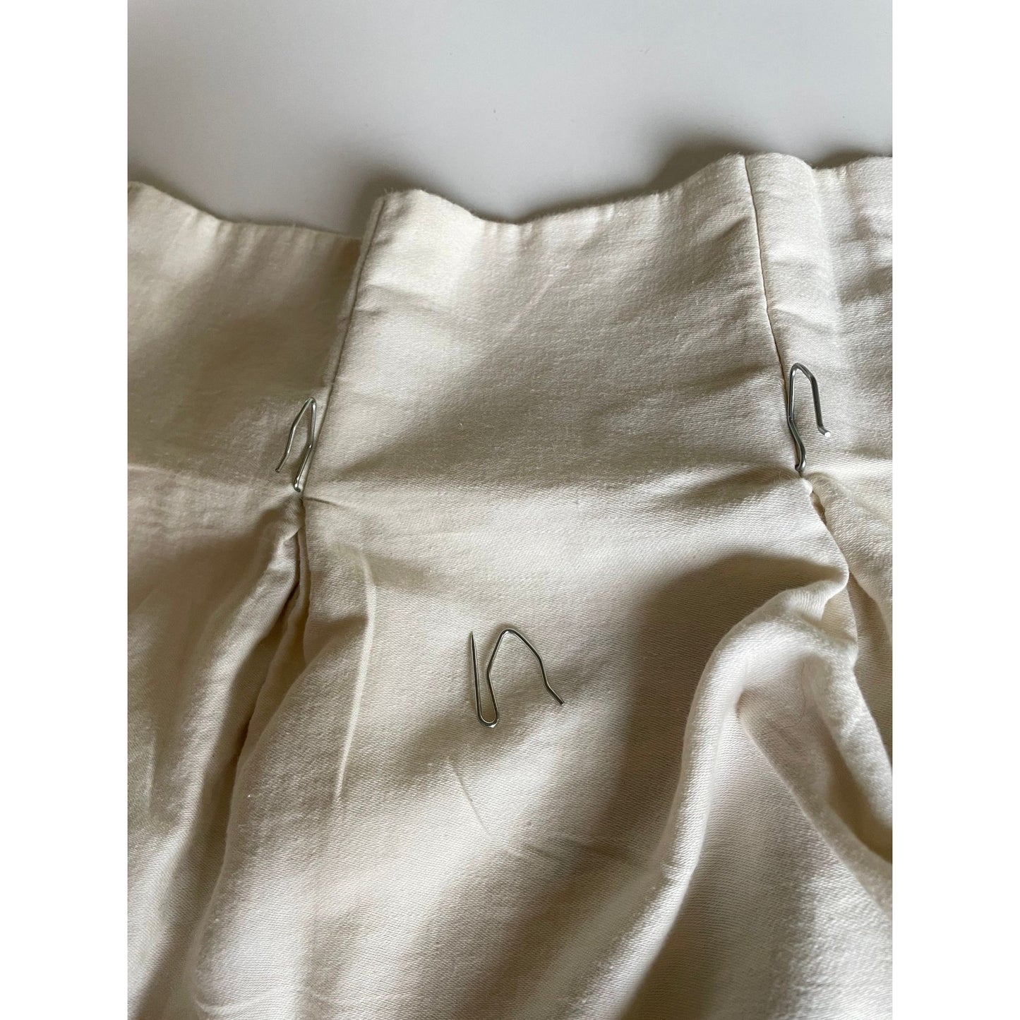 Vintage 70s pleated curtain