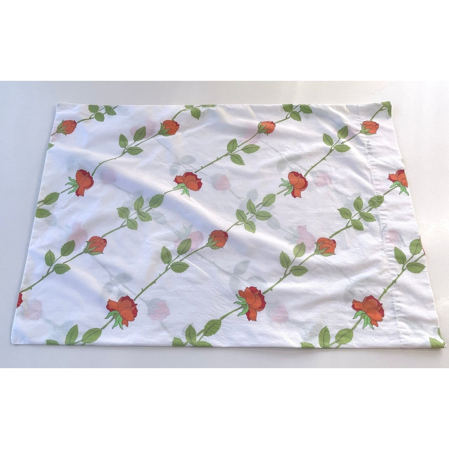 Vintage 80s pillowcase, Wamsutta designed by Christian Dior