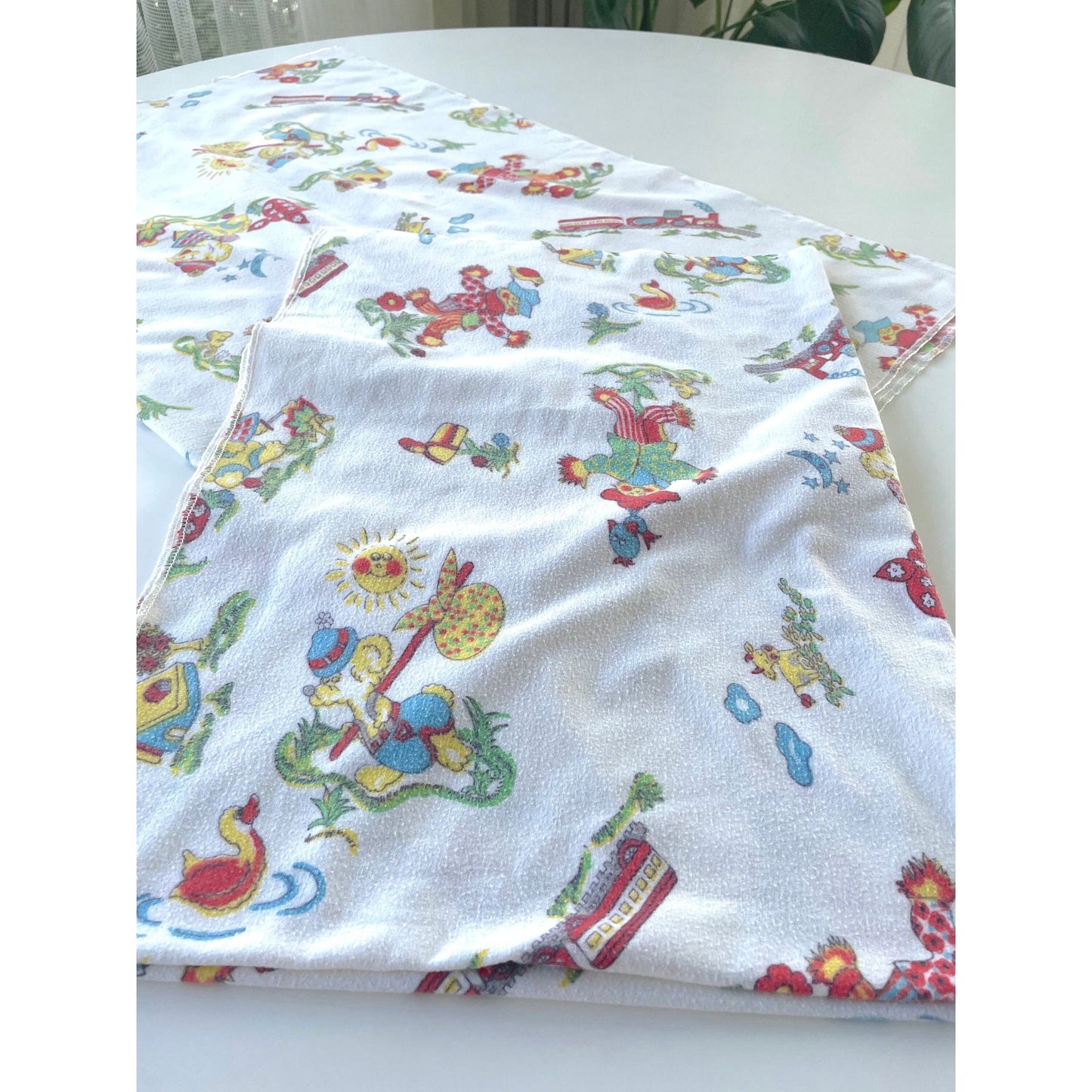 Vintage 70s baby blanket