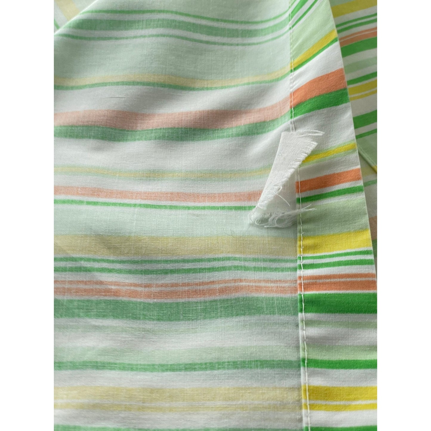Vintage 70s flat sheet,  full / double size bed