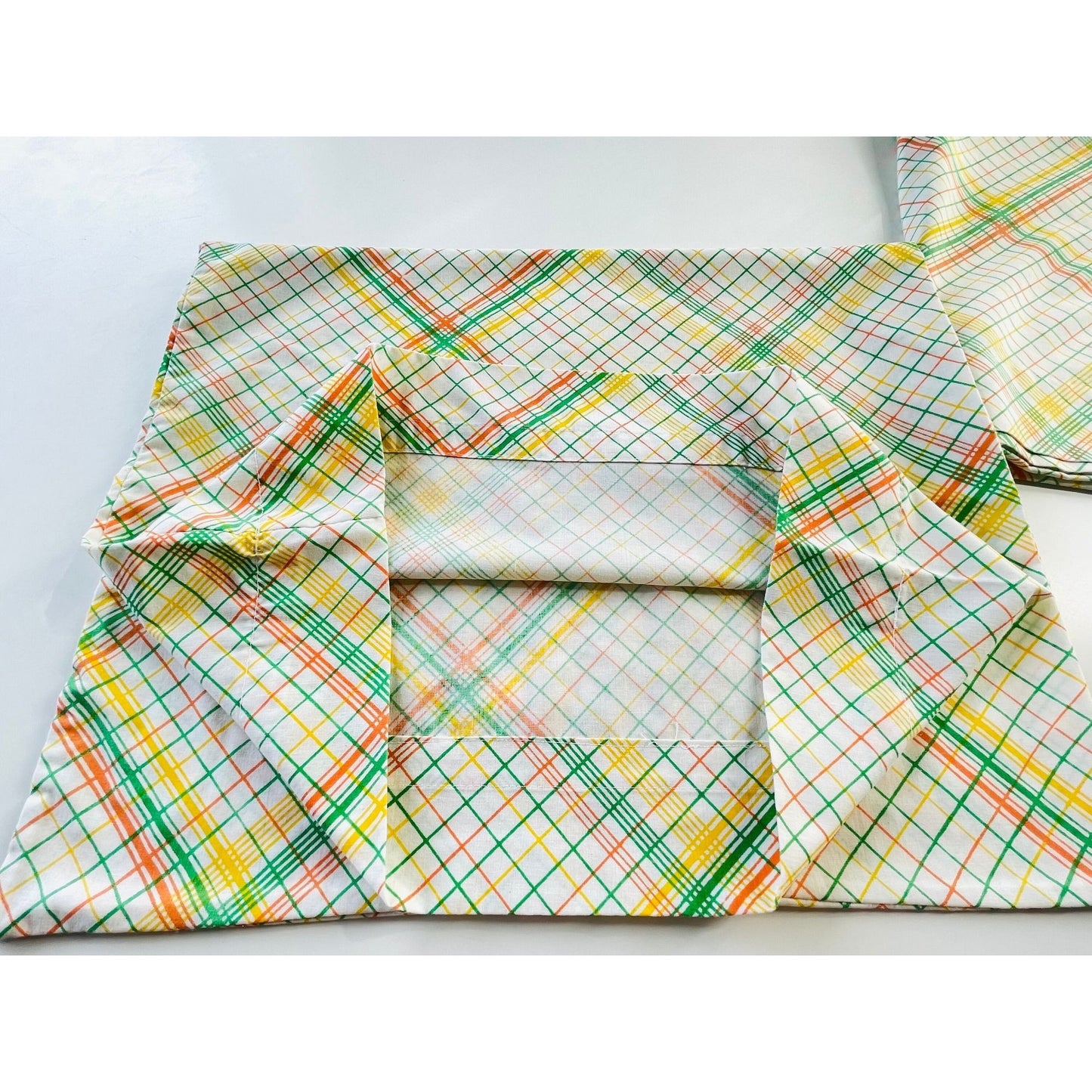 Vintage 70s geometric pillowcases, TasteMaker