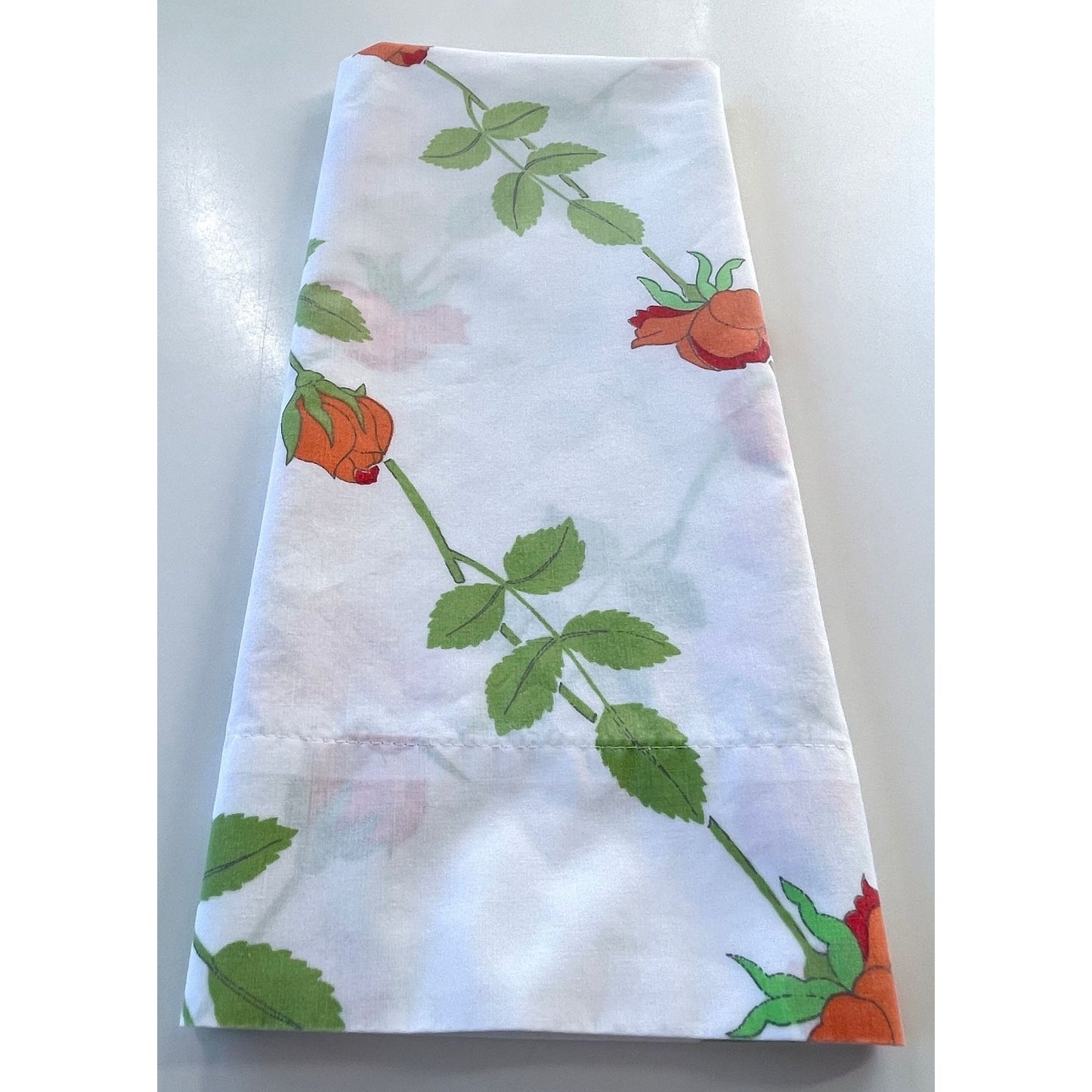 Vintage 80s pillowcase, Wamsutta designed by Christian Dior